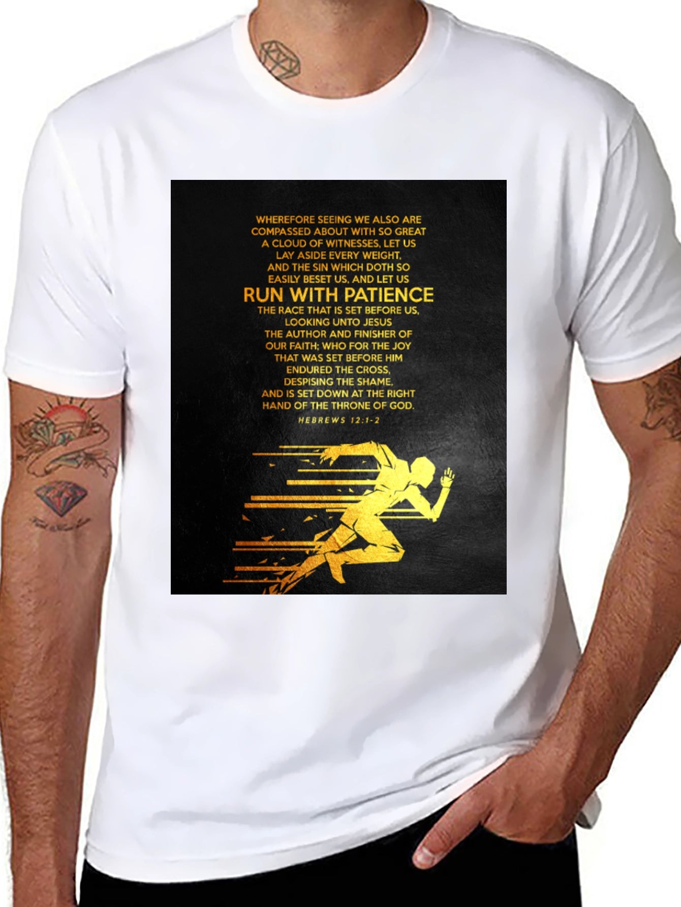 Run With Patience Graphic Tee