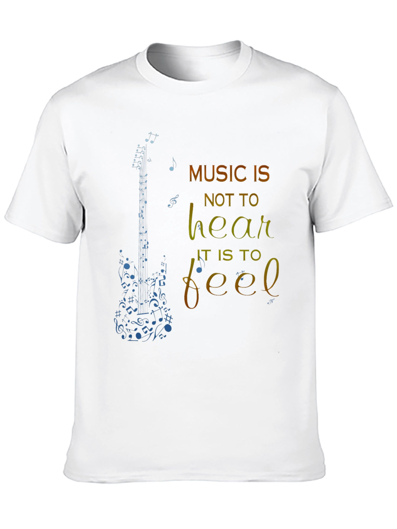 Music is to Feel Graphic T-Shirt