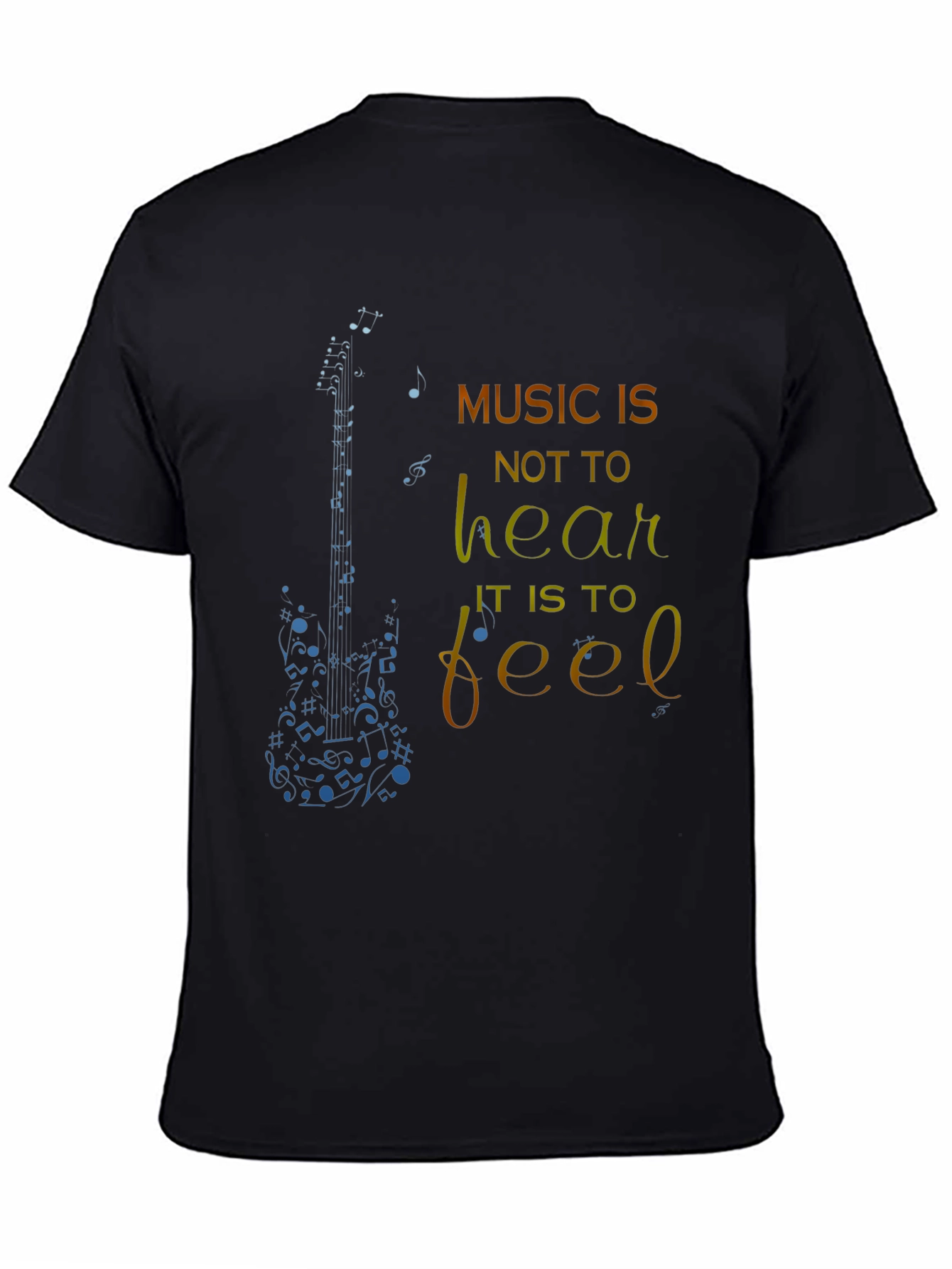Music is to Feel Graphic T-Shirt