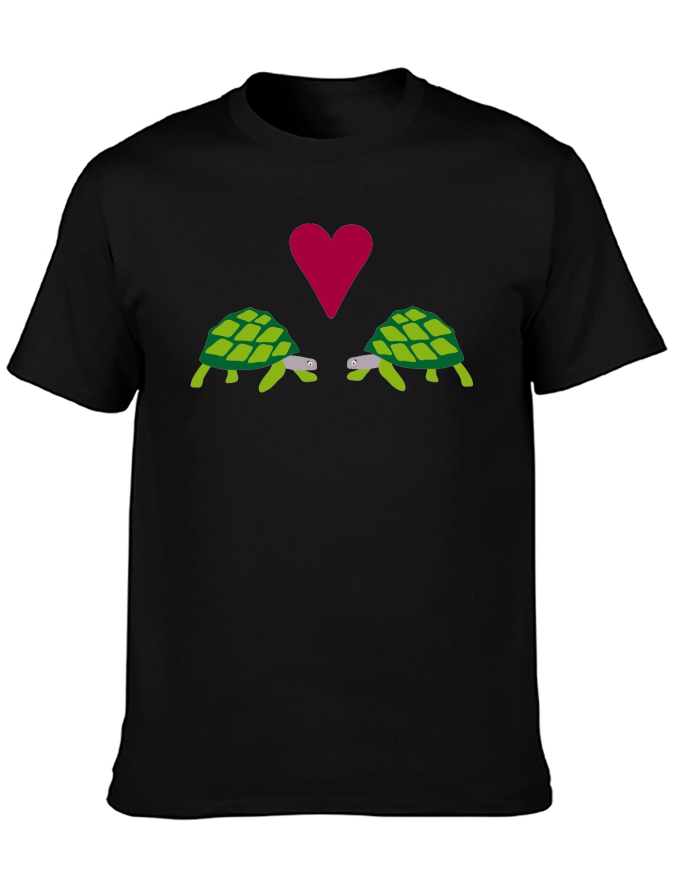 Turtle Love Graphic Tee - Soft Cotton Blend