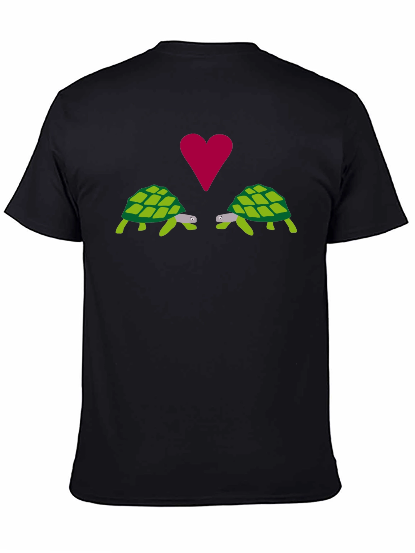 Turtle Love Graphic Tee - Soft Cotton Blend