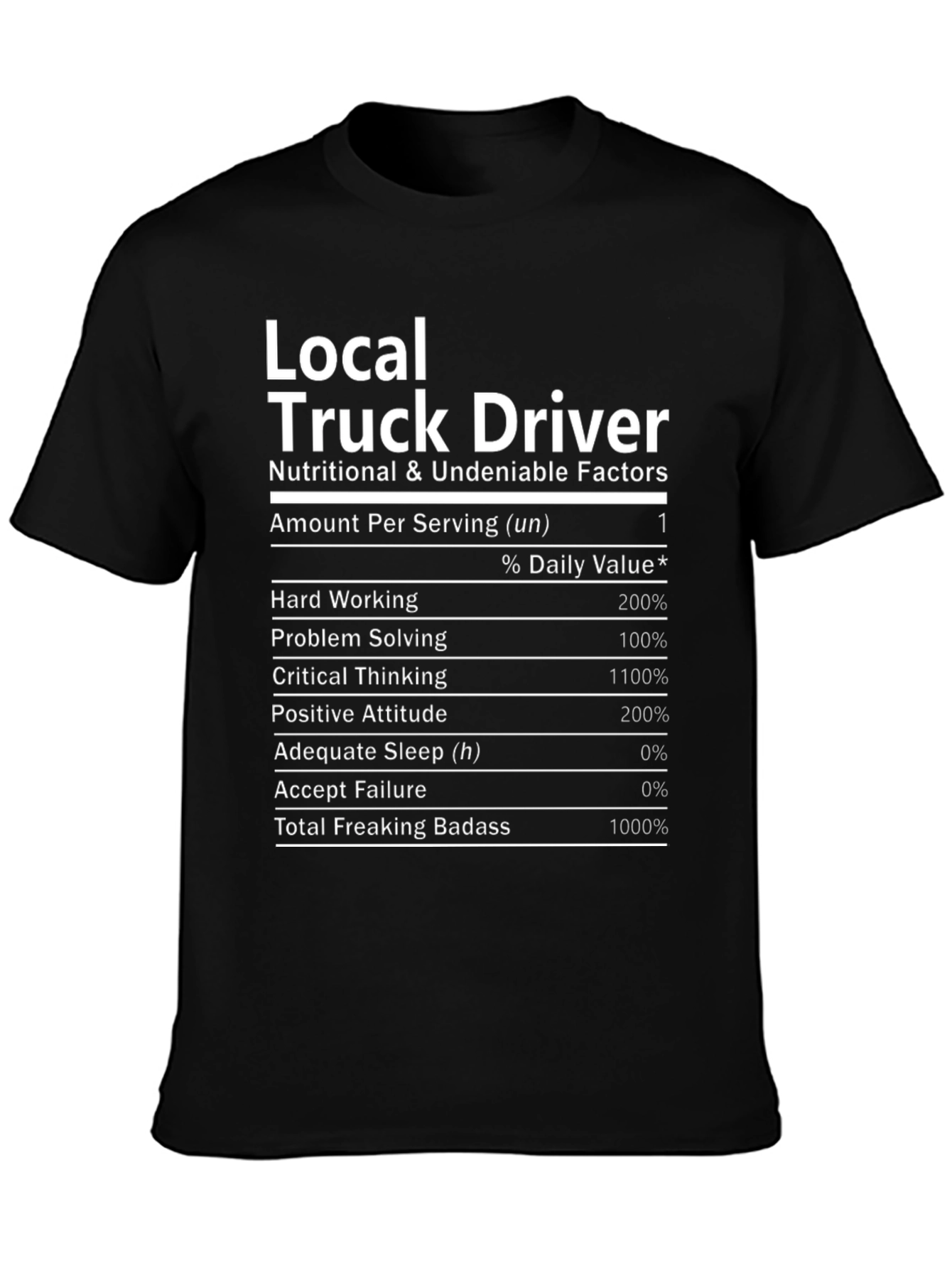 Local Truck Driver Novelty T-Shirt