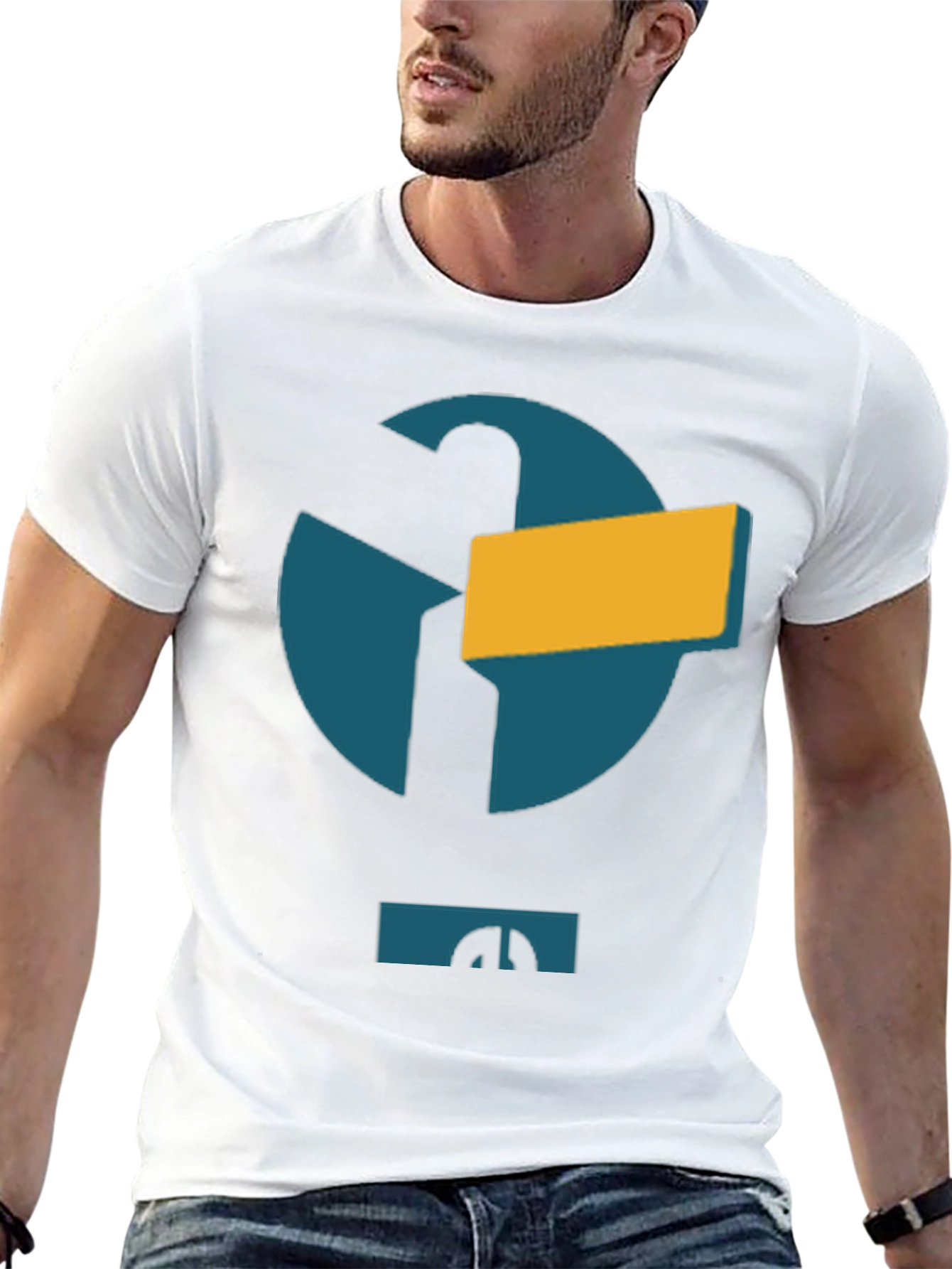 Abstract Logo Black T-Shirt