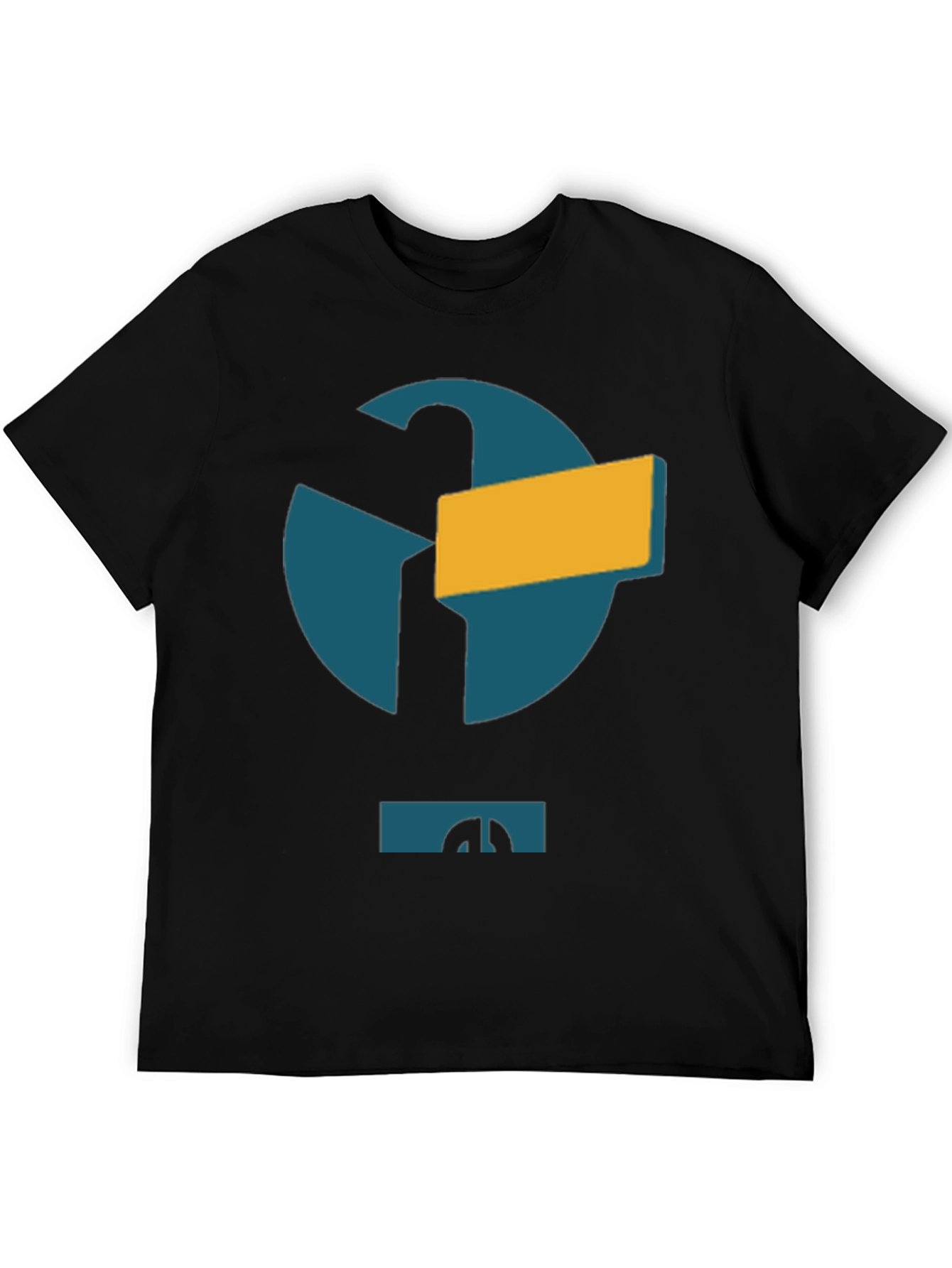 Abstract Logo Black T-Shirt