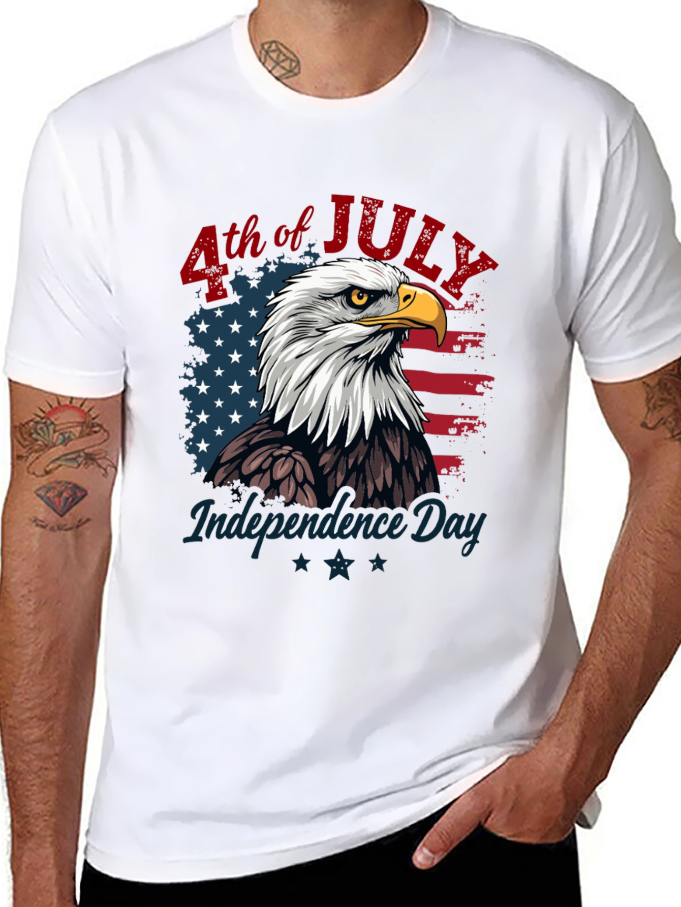 Patriotic Eagle T-Shirt - 4th of July Independence Day