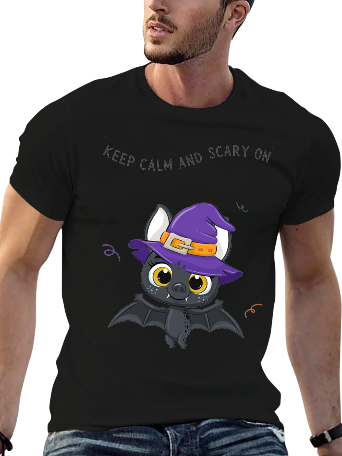 Halloween Bat Witch T-Shirt