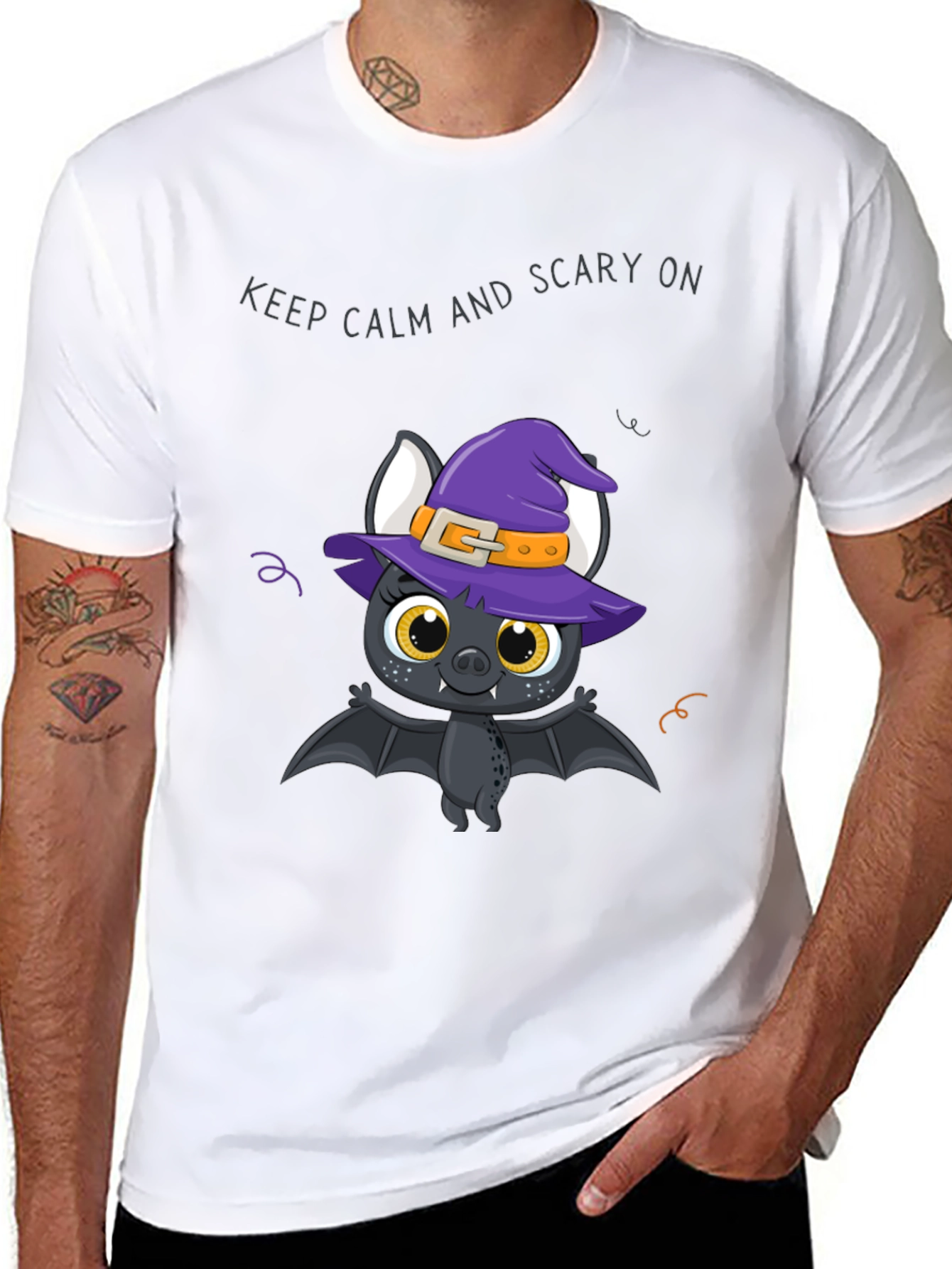 Halloween Bat Witch T-Shirt