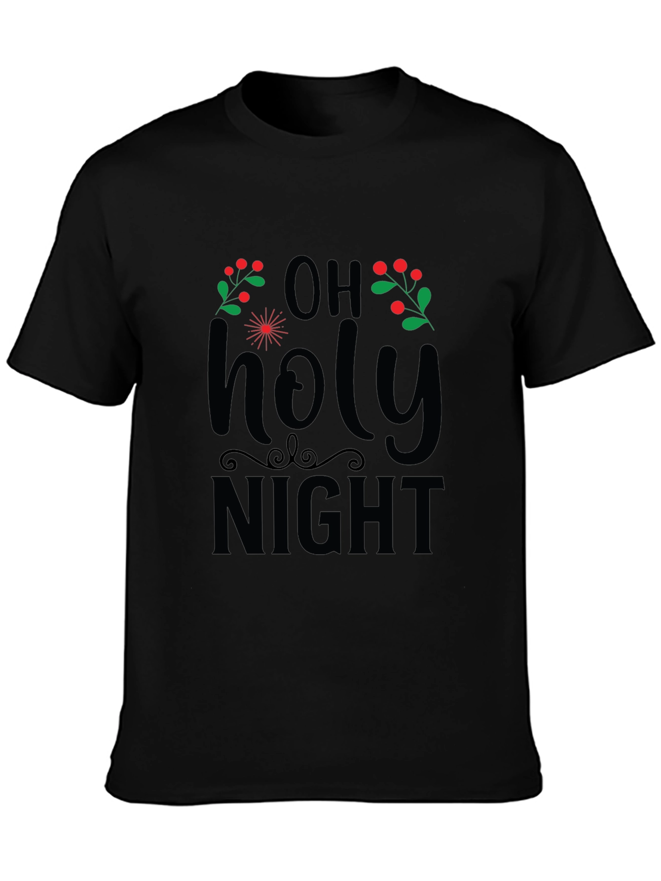 Oh Holy Night Christmas Holiday T-Shirt