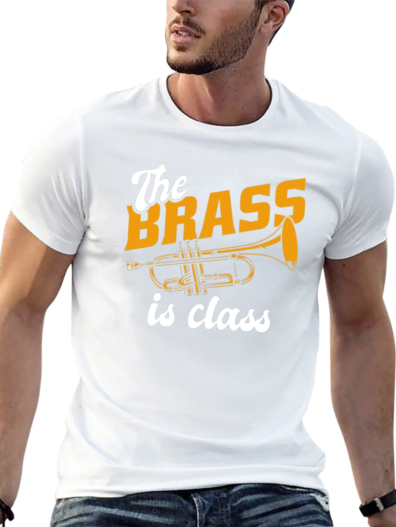 Brass is Class T-Shirt Trumpet Design Tee