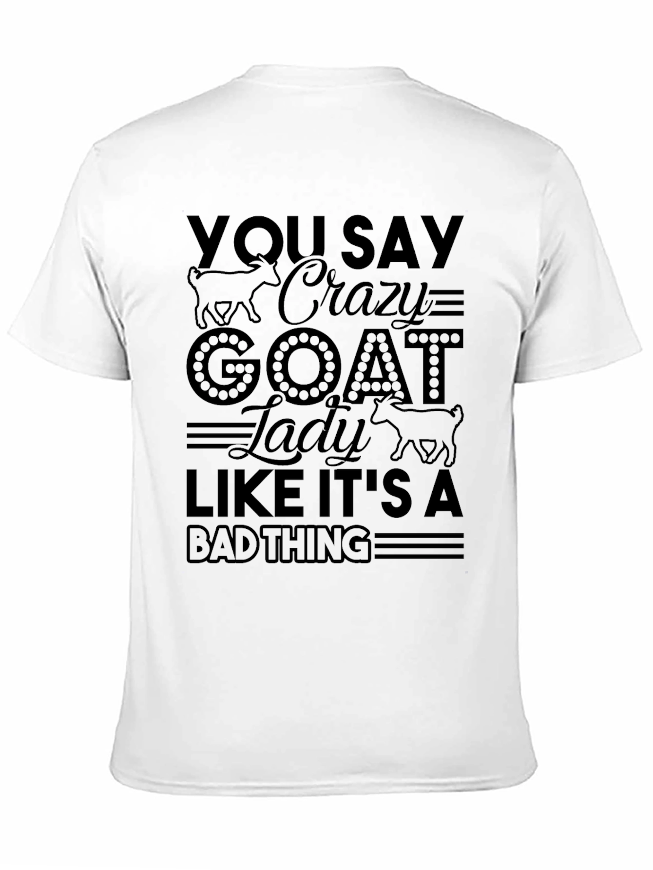 Crazy Goat Lady Graphic T-Shirt