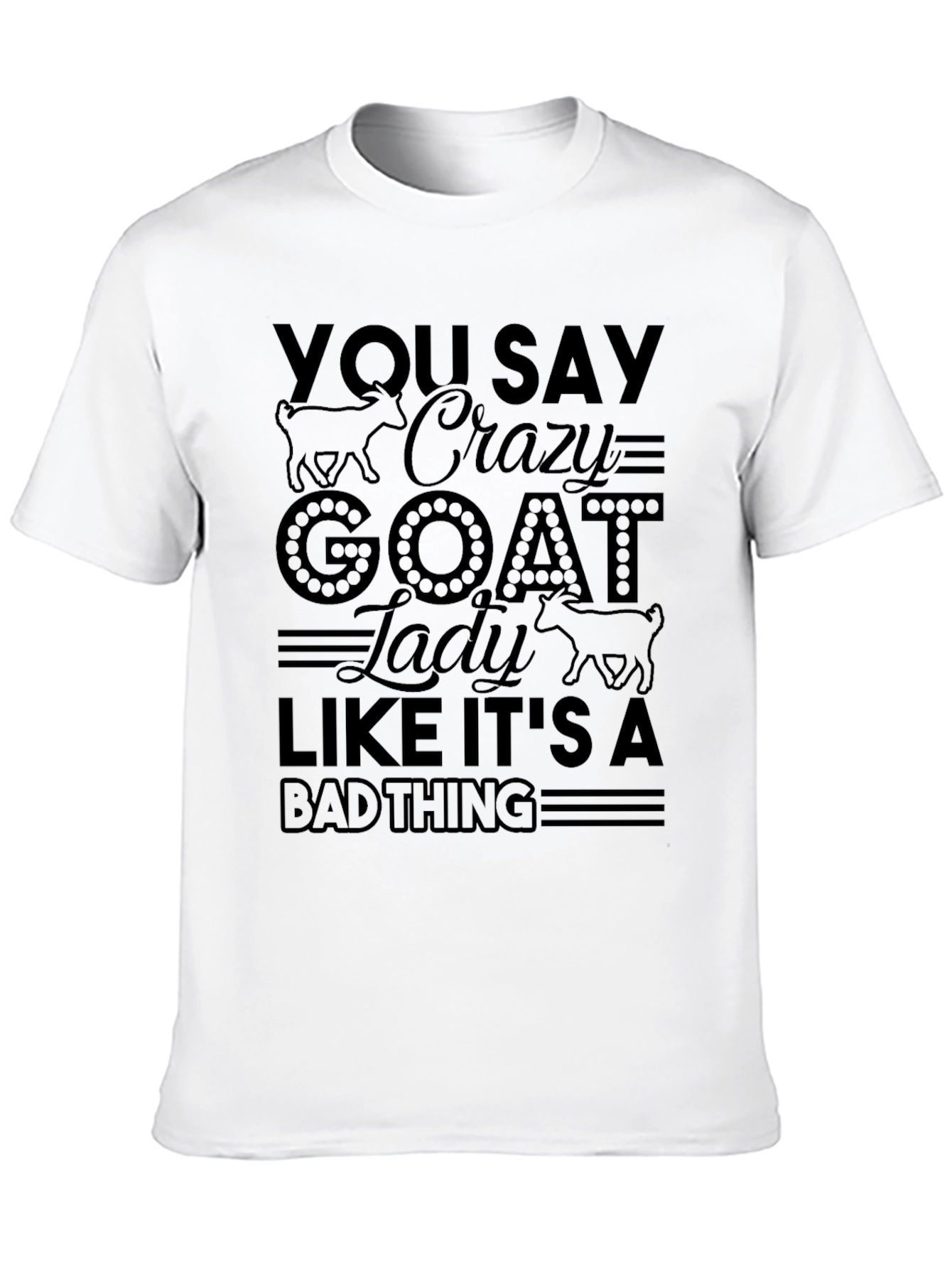 Crazy Goat Lady Graphic T-Shirt