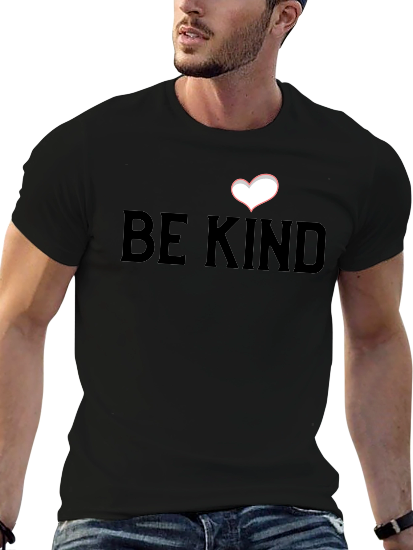 Be Kind Heart T-Shirt - Soft Cotton Blend
