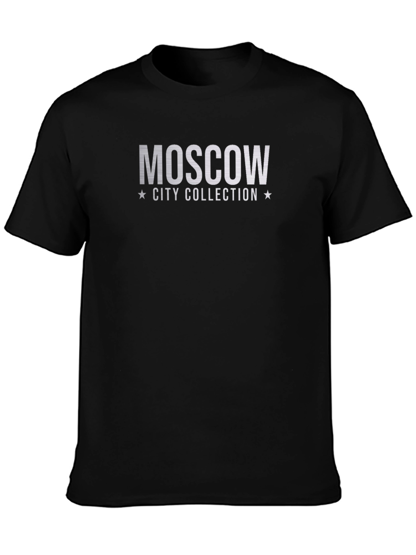 Moscow City Collection Black Graphic T-Shirt