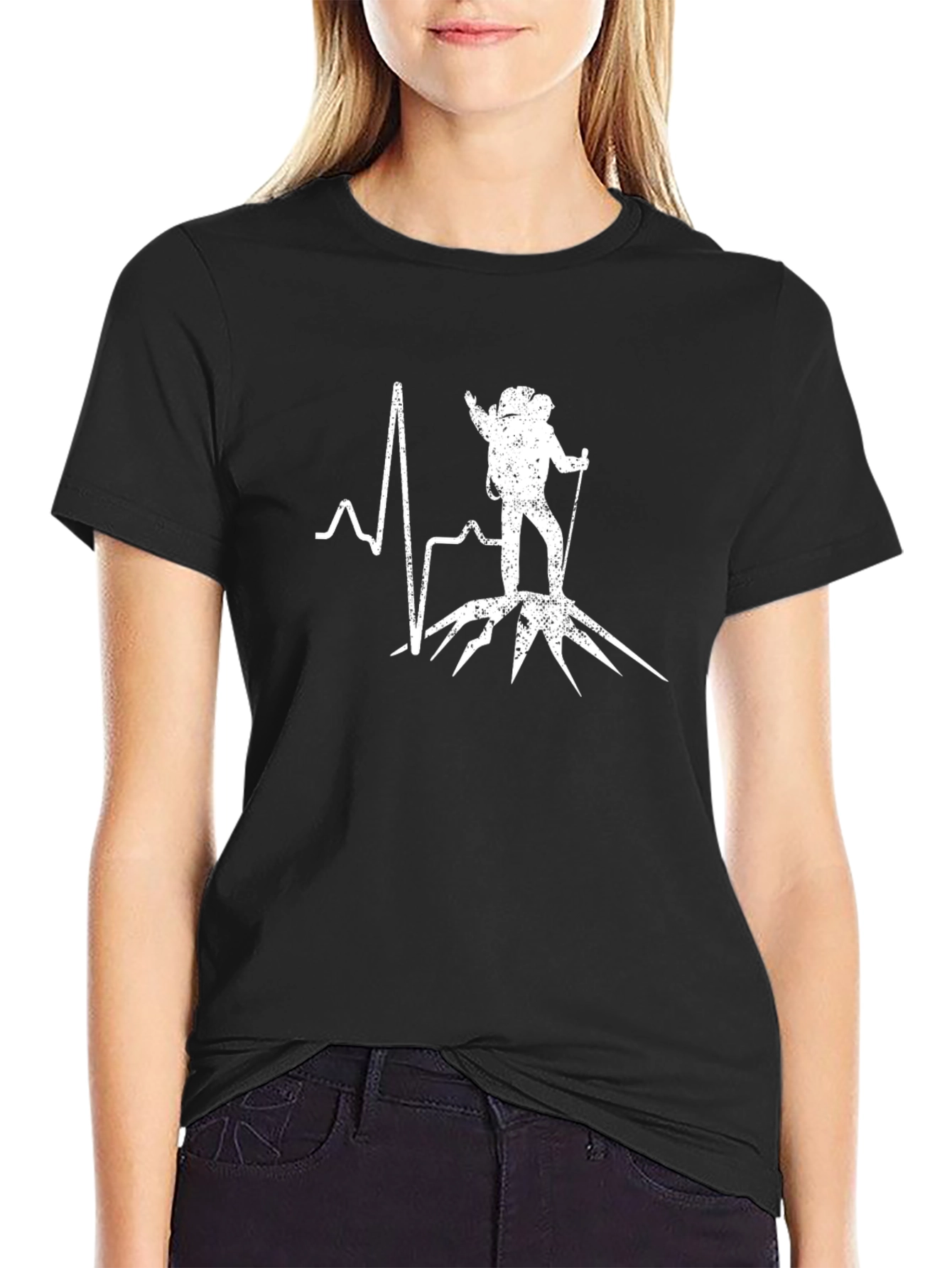 Hiking Heartbeat T-Shirt - Adventure Ready Tee