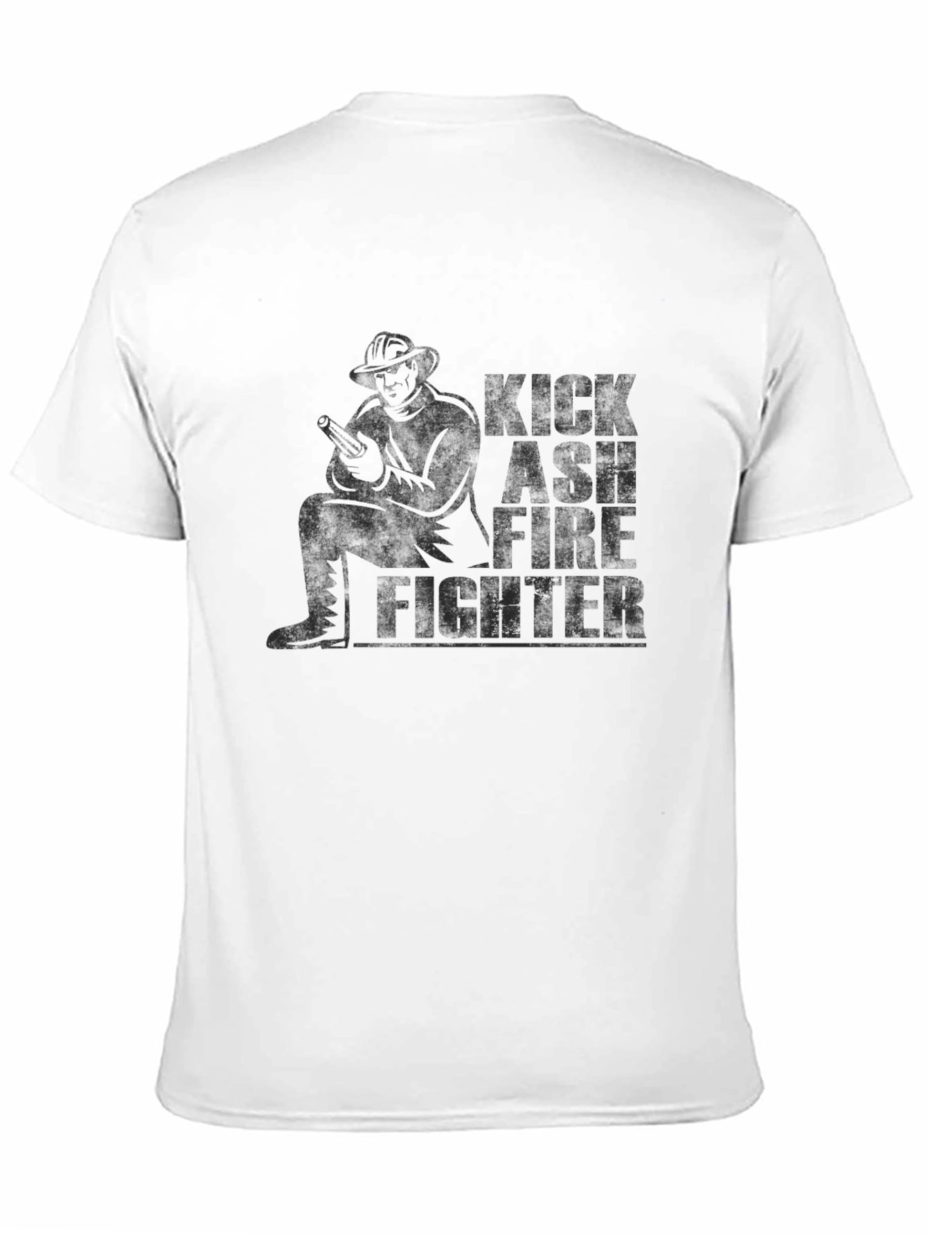 Kick Ash Firefighter Graphic T-Shirt