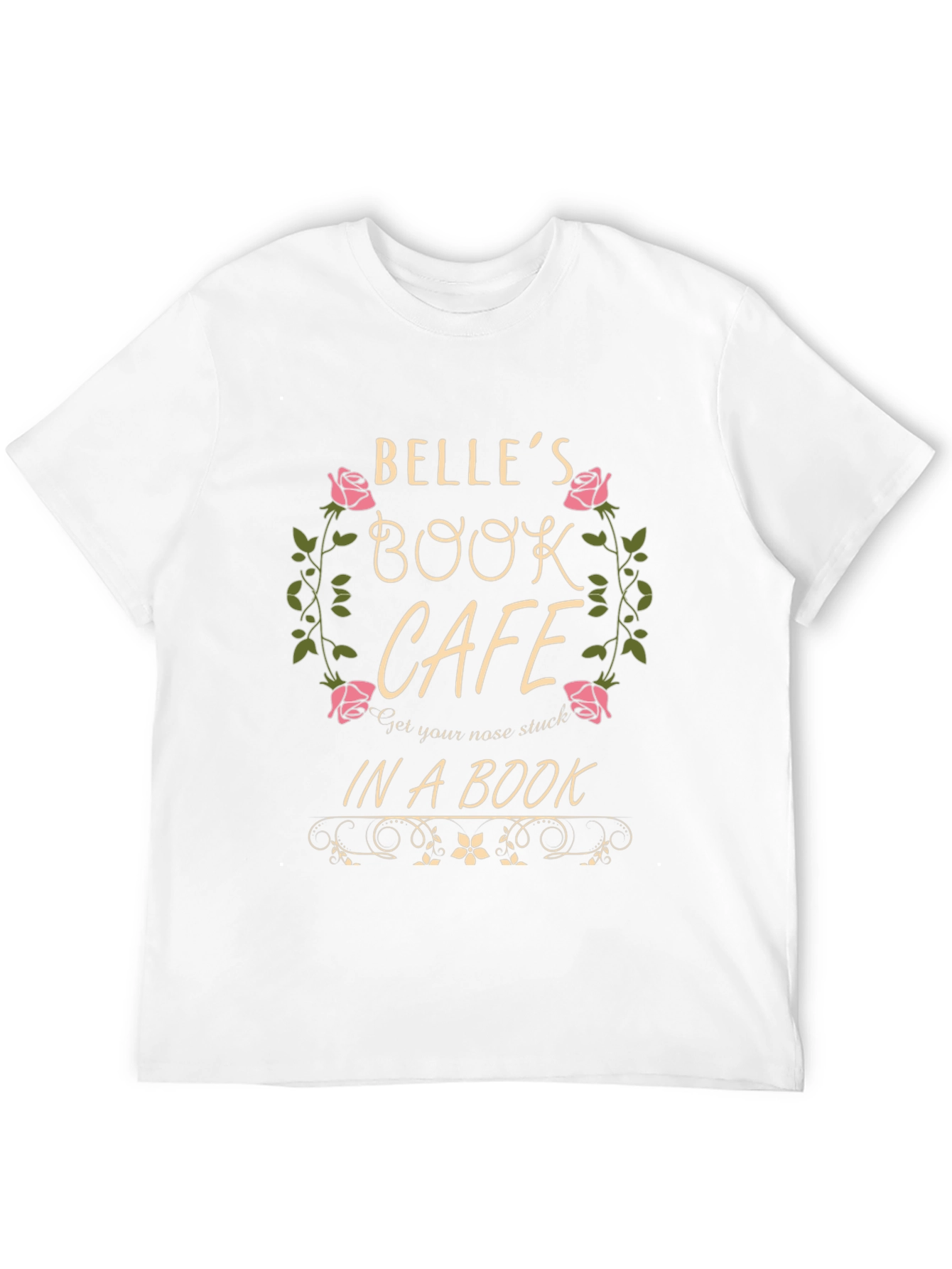Belles Book Cafe Black T-Shirt