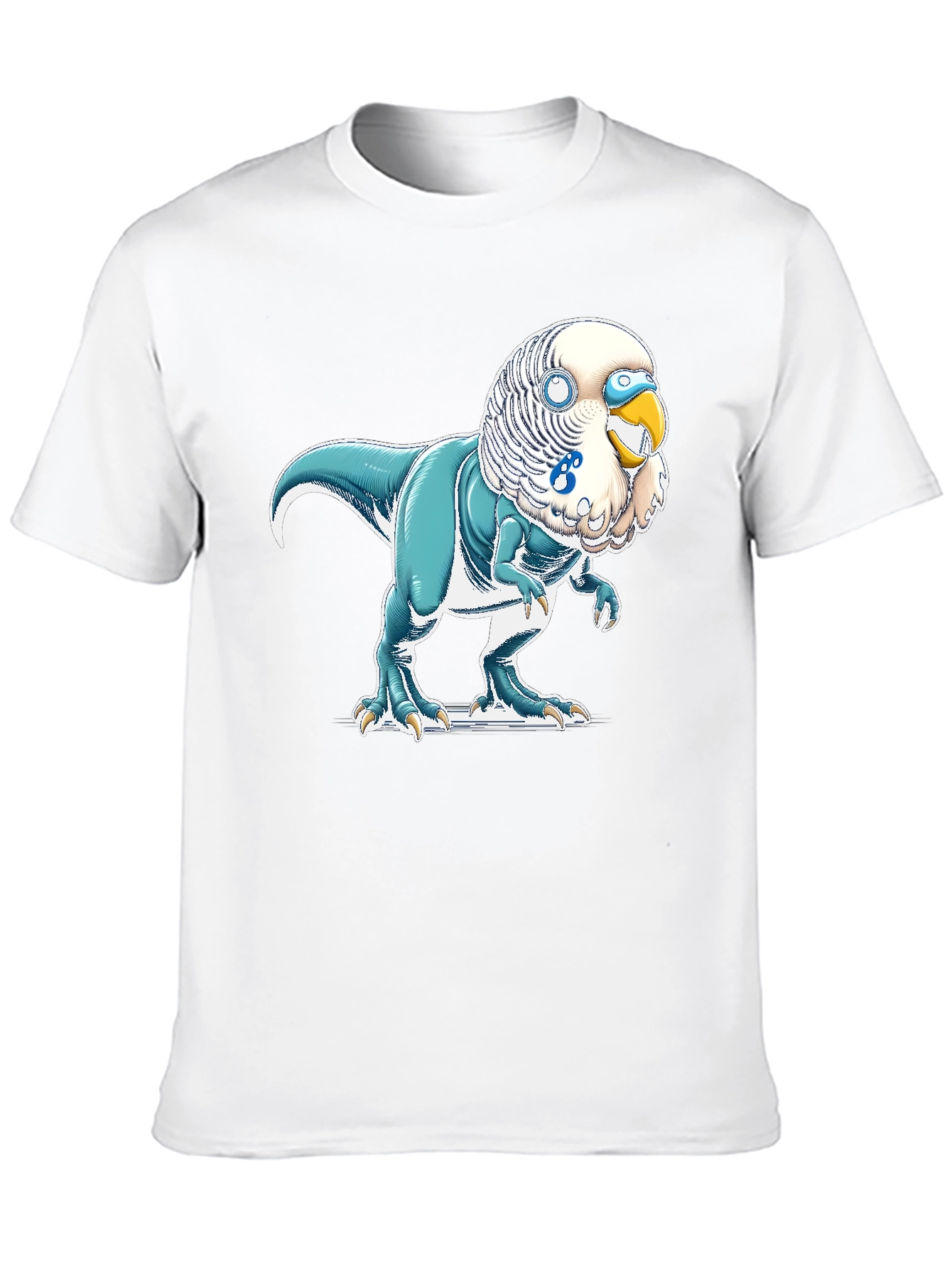 Parakeet Dinosaur Graphic Tee