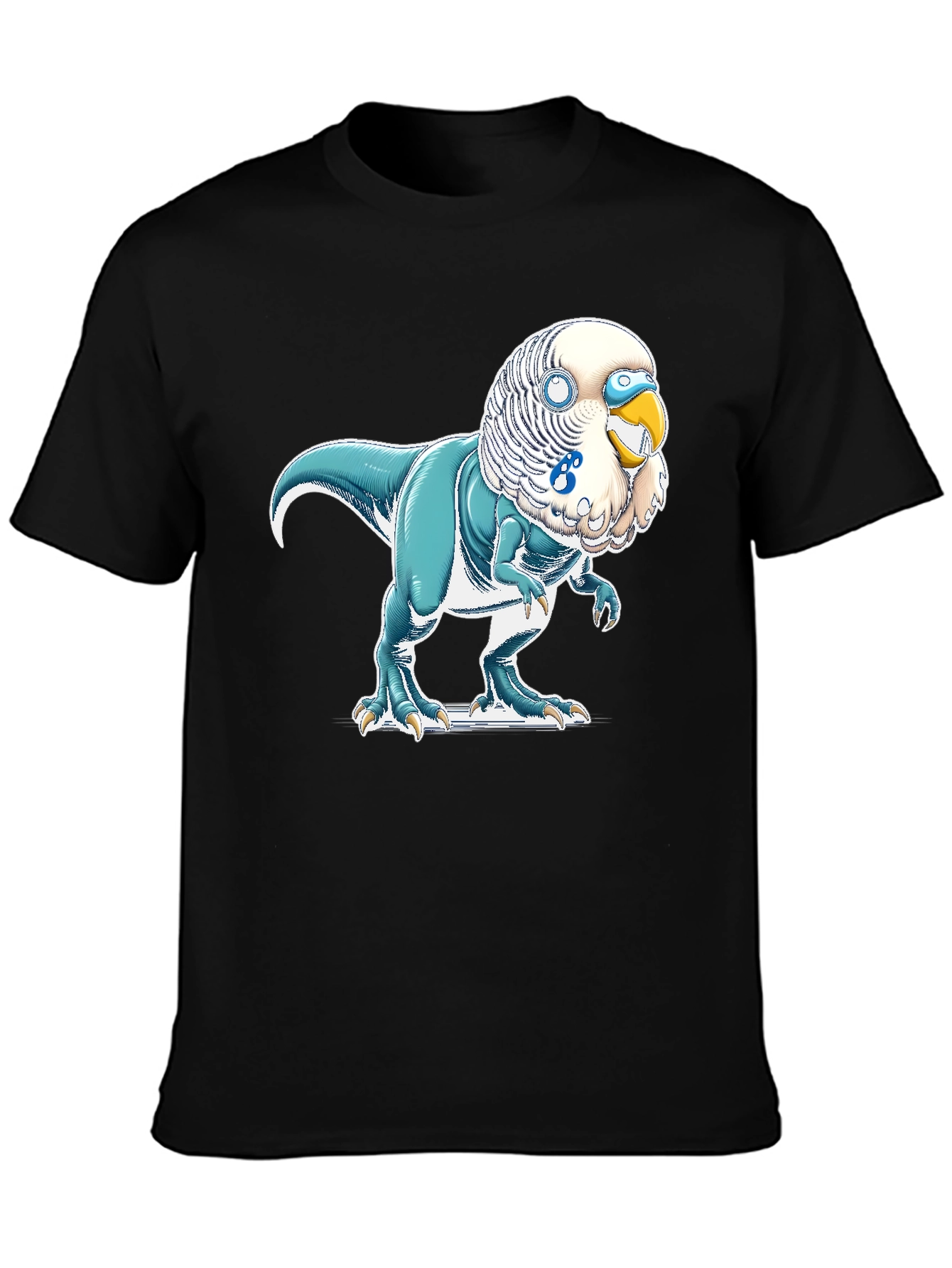 Parakeet Dinosaur Graphic Tee