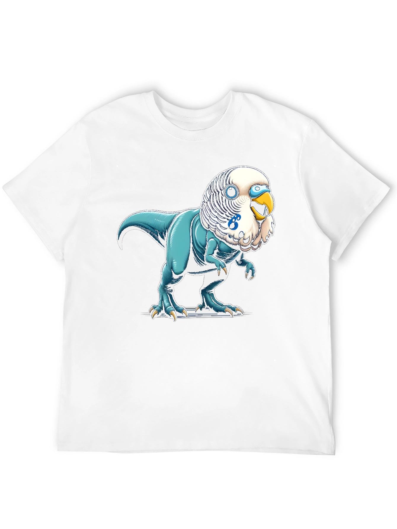 Parakeet Dinosaur Graphic Tee
