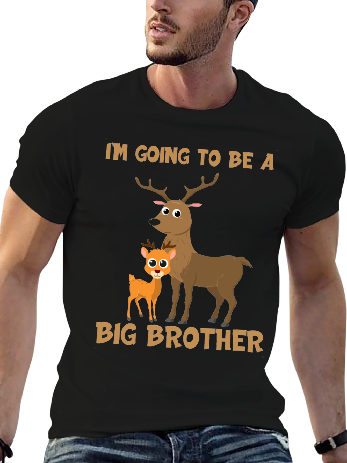 Big Brother Deer T-Shirt - Cute Baby Announcement