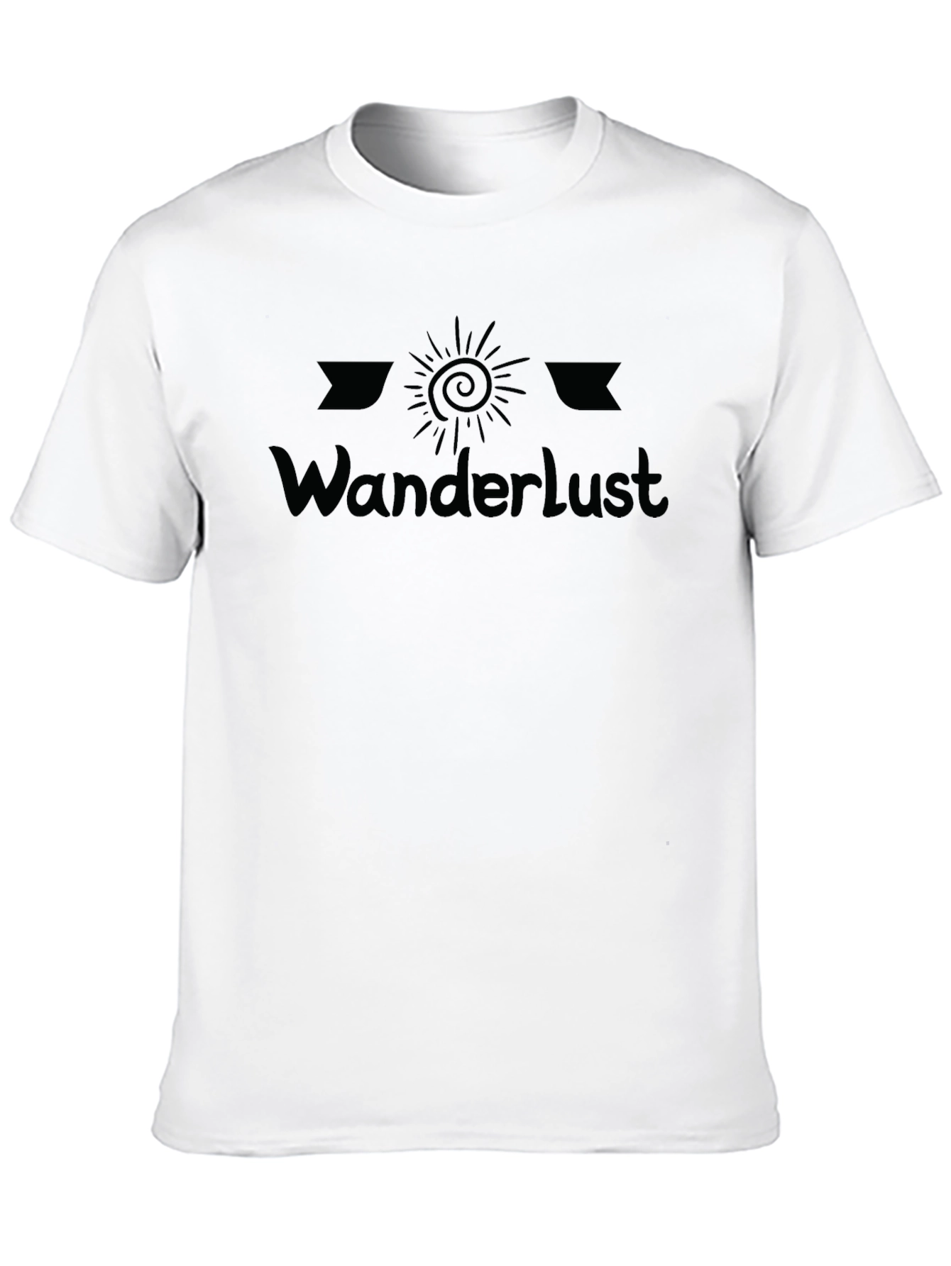 Wanderlust Graphic Tee - Soft Cotton Travel Shirt