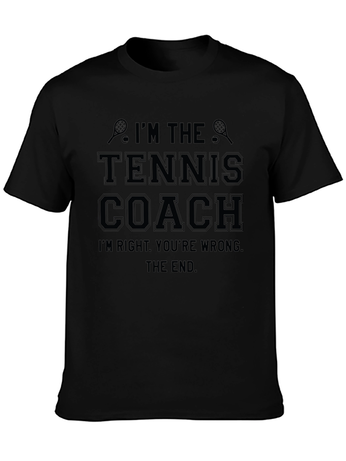 Tennis Coach T-Shirt - Funny Sports Tee
