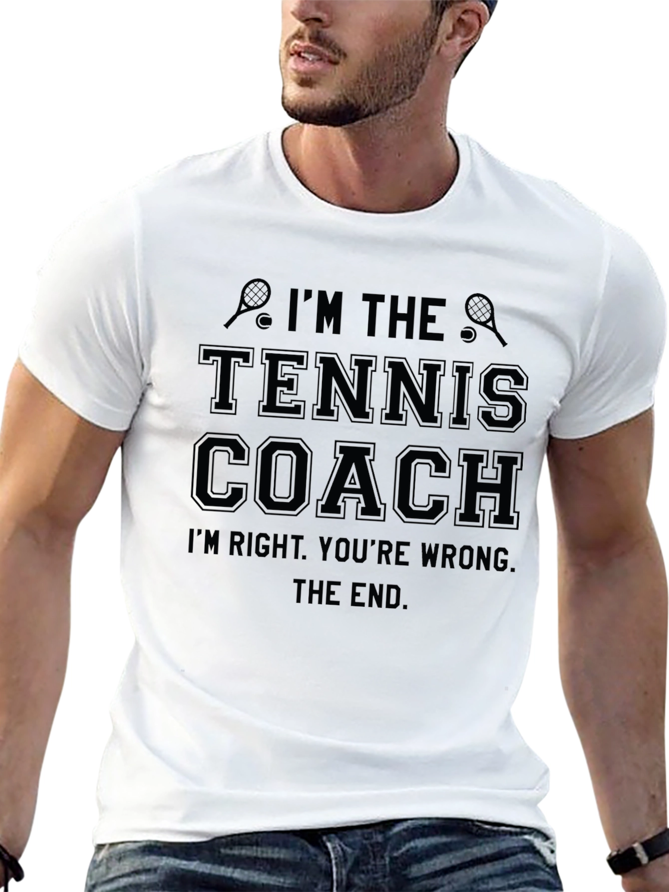 Tennis Coach T-Shirt - Funny Sports Tee