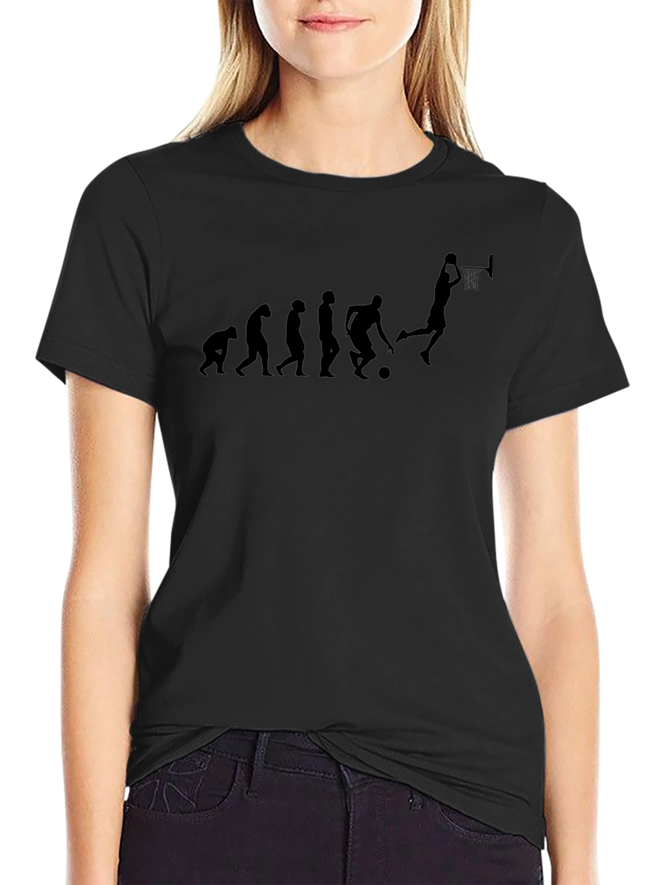 Evolution of Soccer T-Shirt - Black
