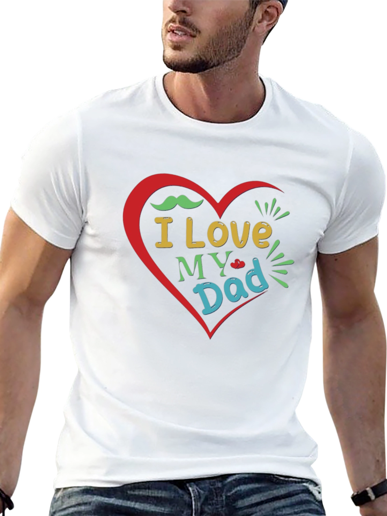 I Love My Dad Graphic T-Shirt