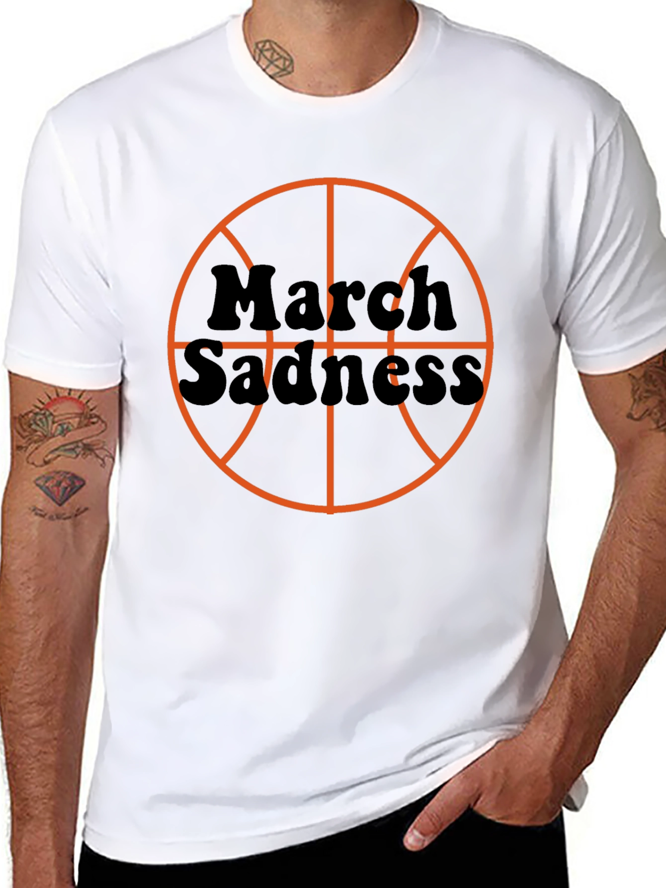 March Sadness Basketball T-Shirt