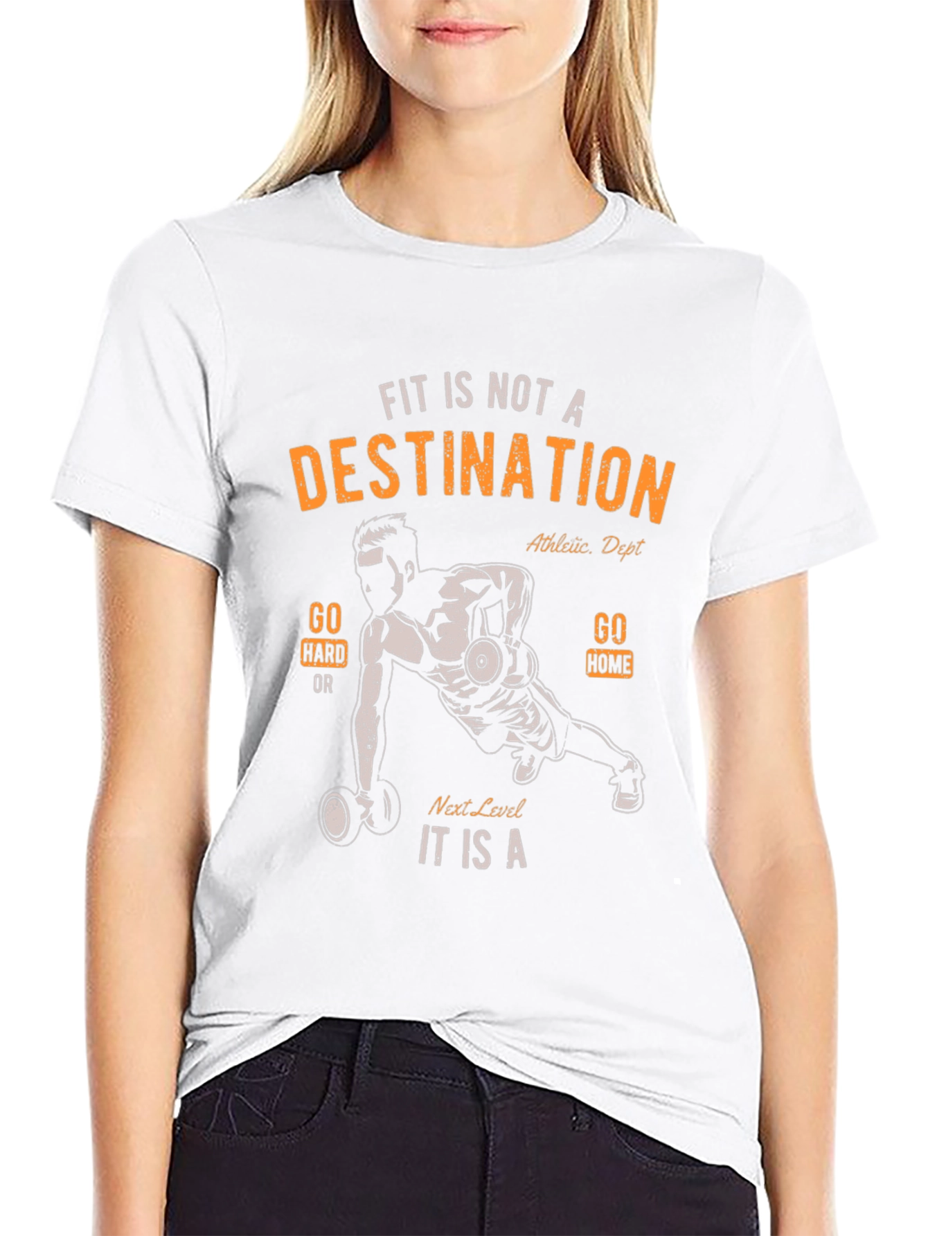Fit is Not a Destination Graphic T-Shirt