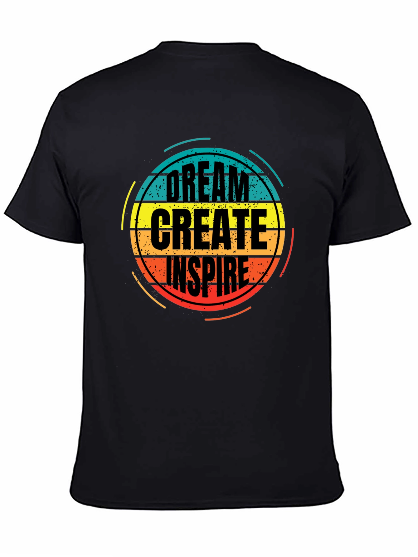 Dream Create Inspire Graphic Tee - Black