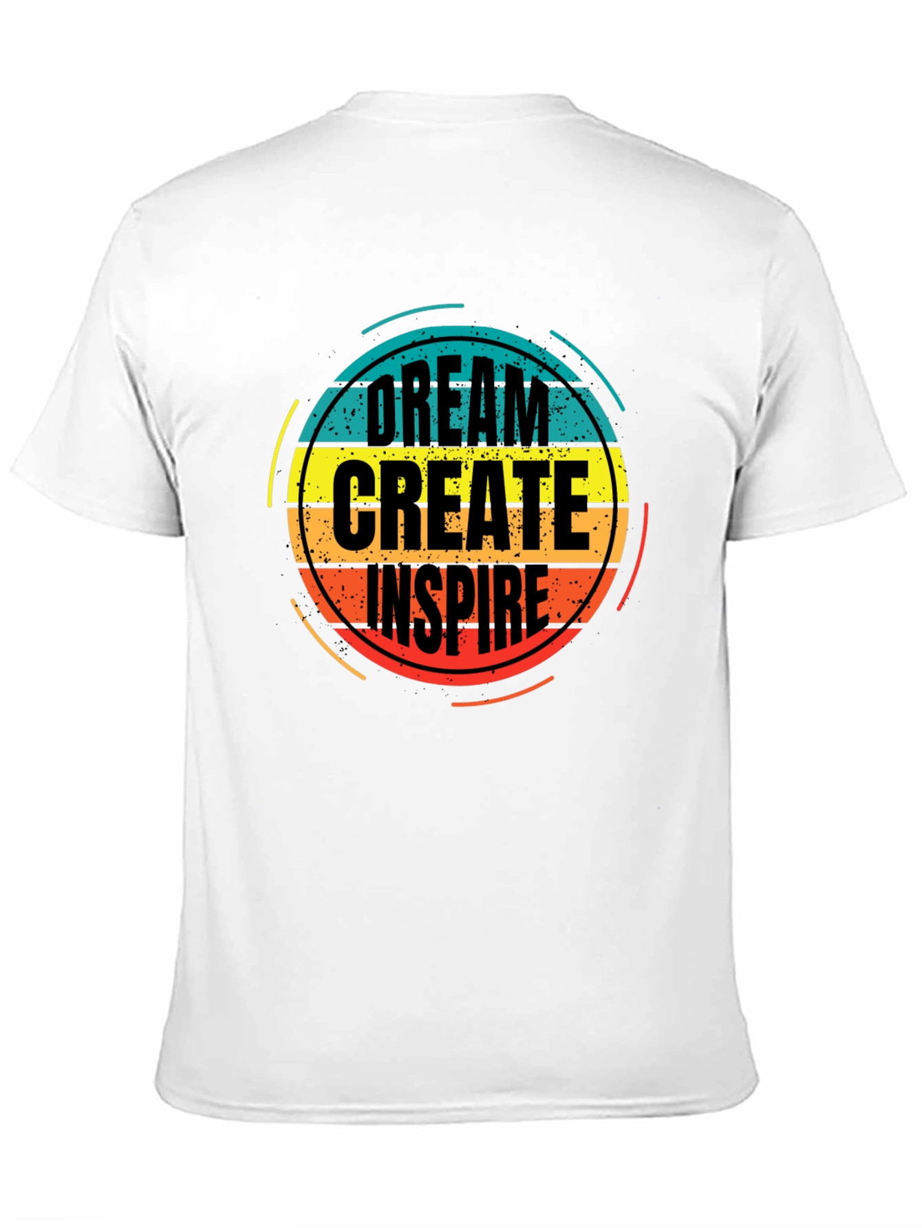 Dream Create Inspire Graphic Tee - Black