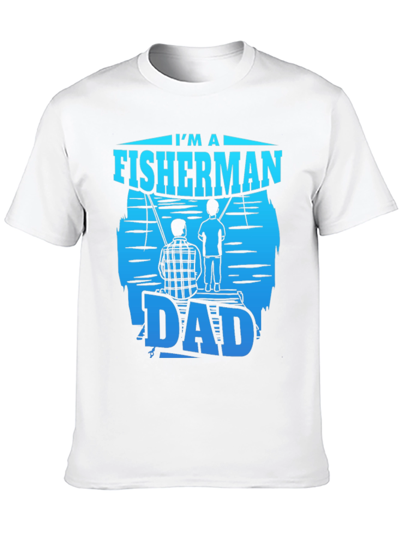 Fisherman Dad T-Shirt - Fishing Fathers Day Gift