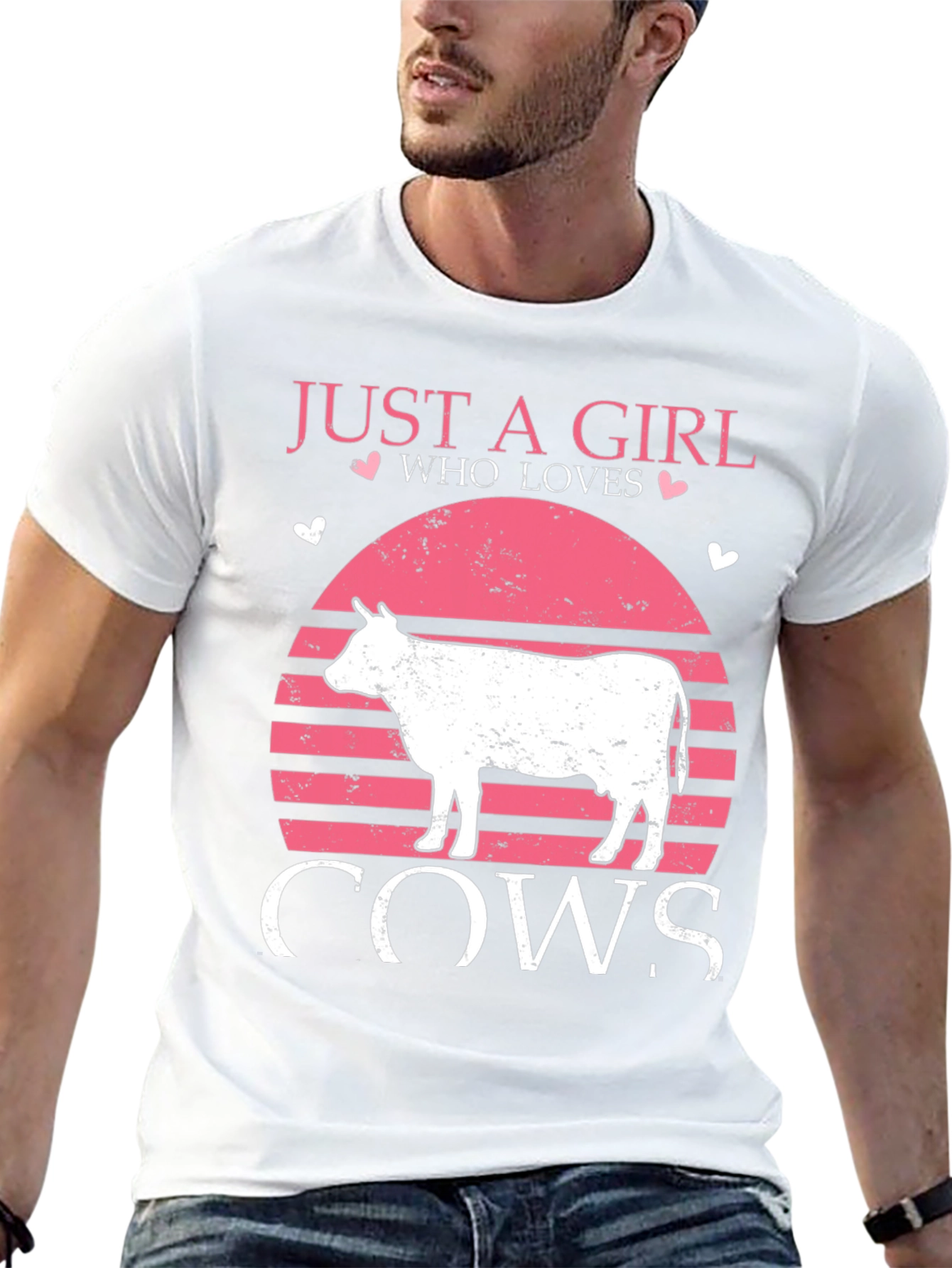 Just a Girl Who Loves Cows T-Shirt