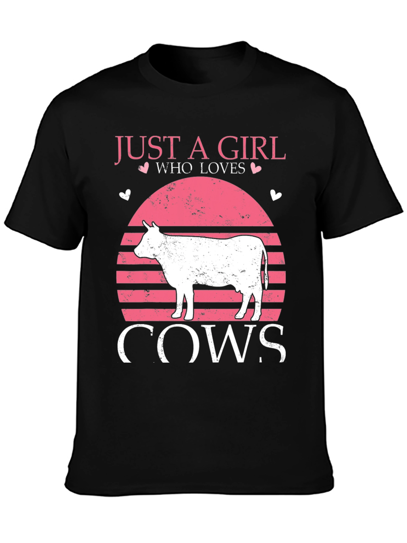 Just a Girl Who Loves Cows T-Shirt