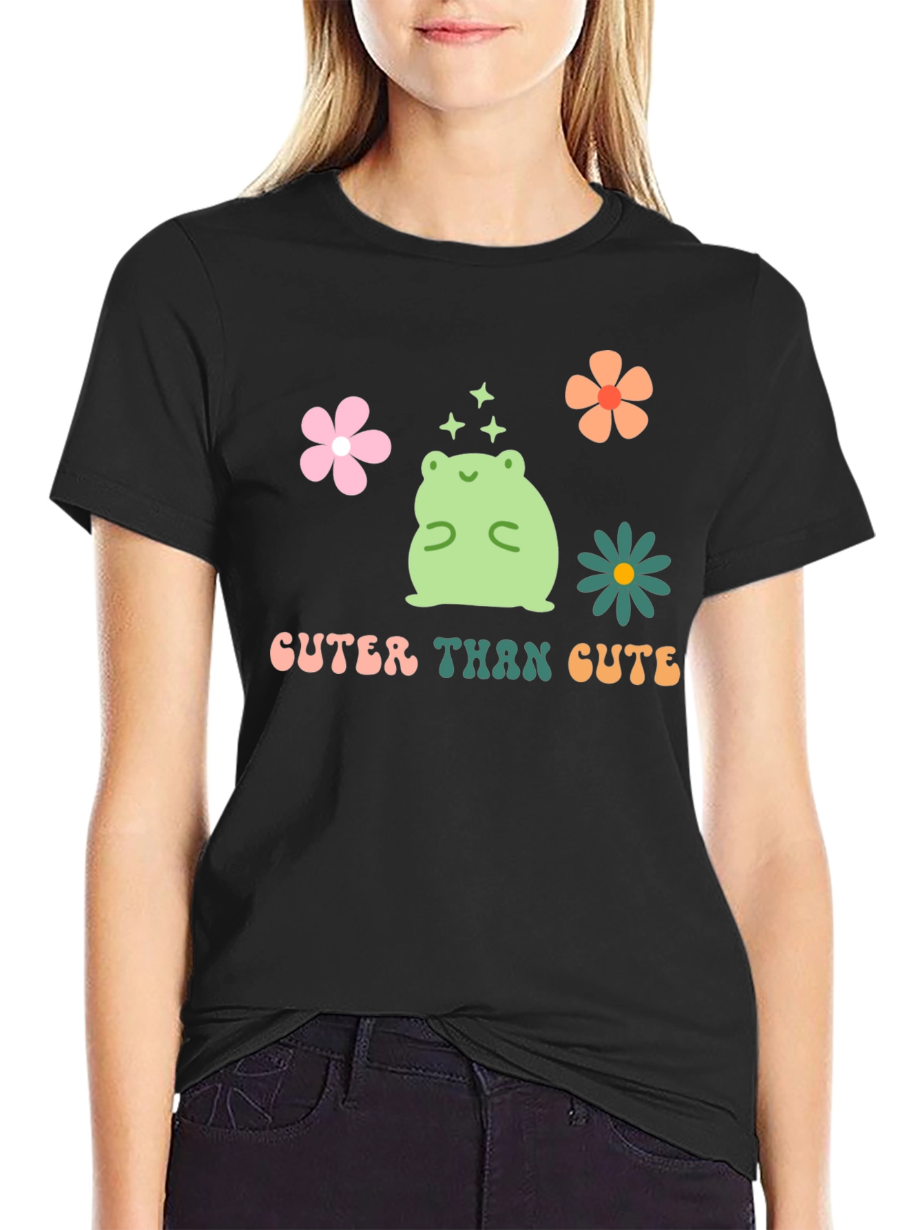 Cuter Than Cute Frog Graphic Tee