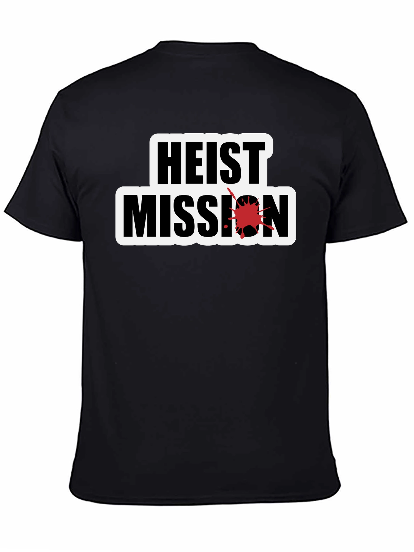 Heist Mission Graphic Tee - Black