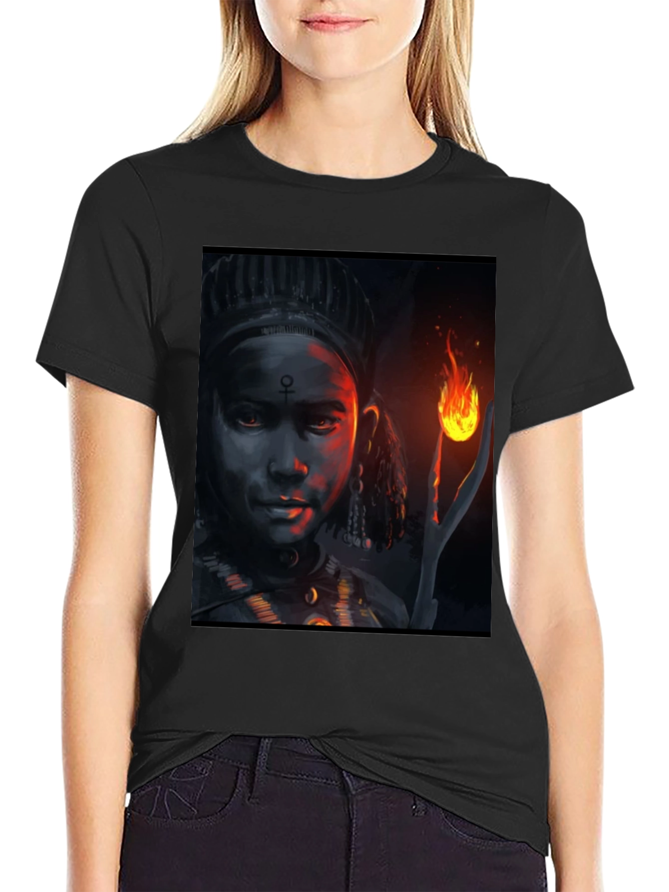 Mystic Fire T-Shirt - Unique Graphic Tee