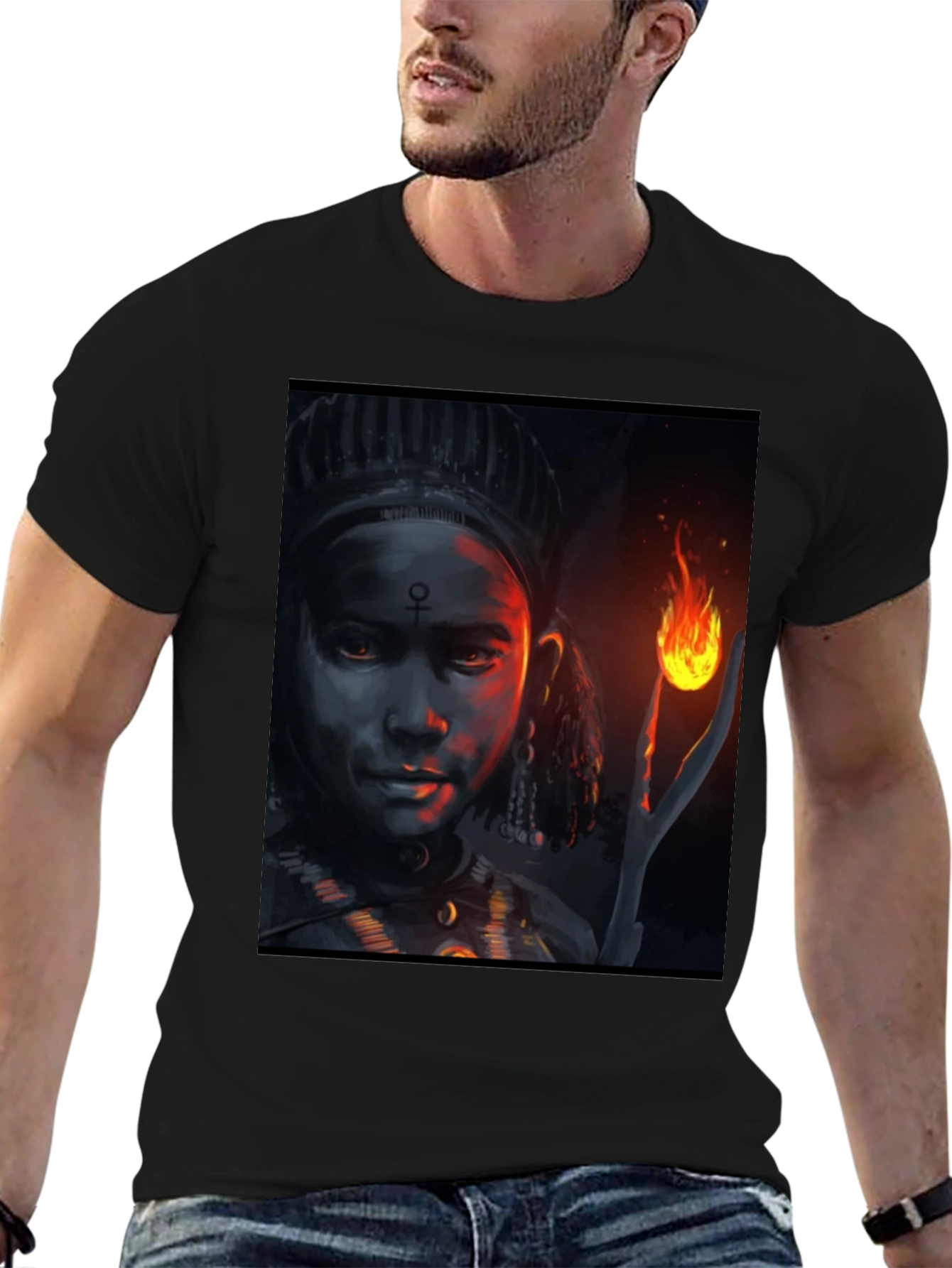 Mystic Fire T-Shirt - Unique Graphic Tee