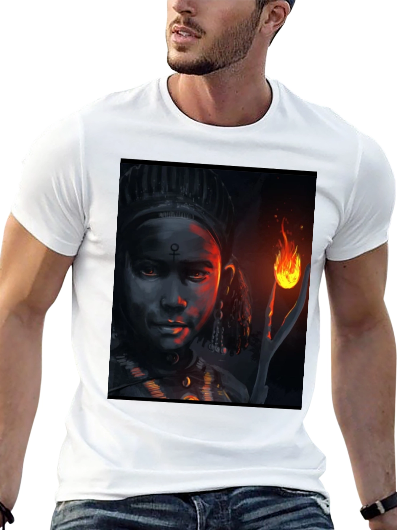Mystic Fire T-Shirt - Unique Graphic Tee