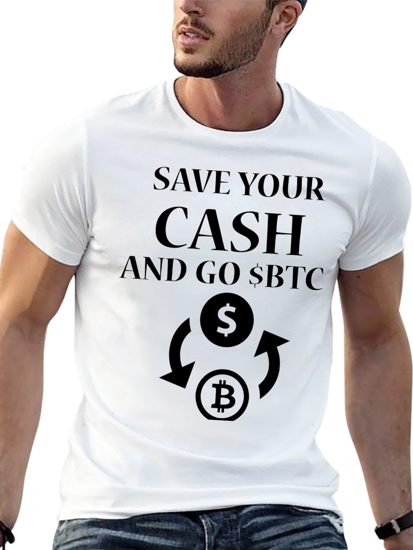 Save Your Cash BTC Tee - Crypto T-Shirt