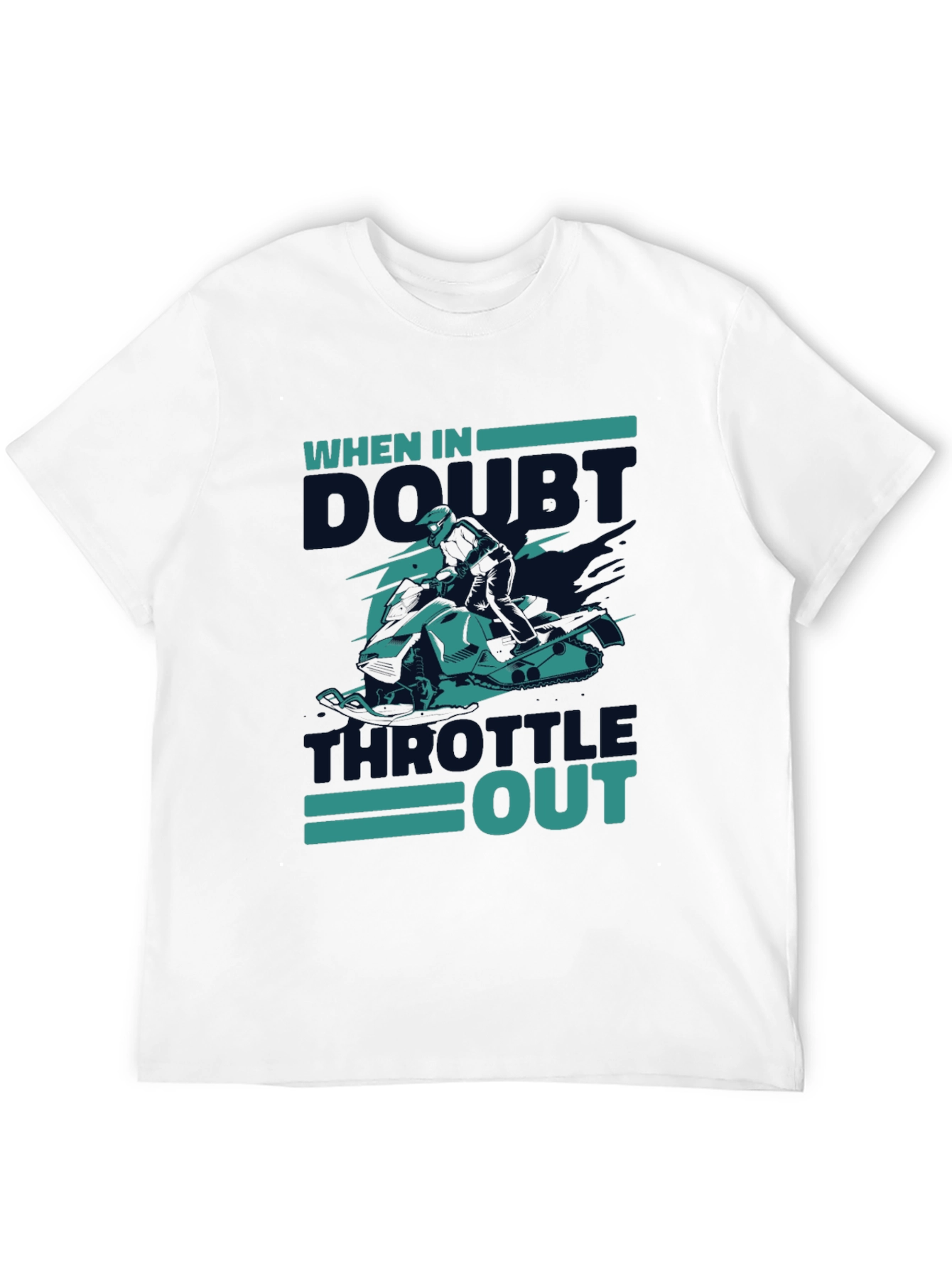 When In Doubt Throttle Out Graphic Tee