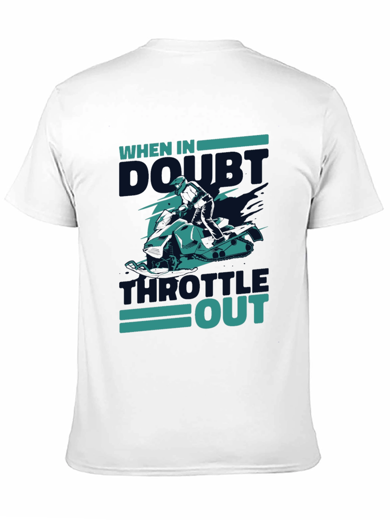 When In Doubt Throttle Out Graphic Tee