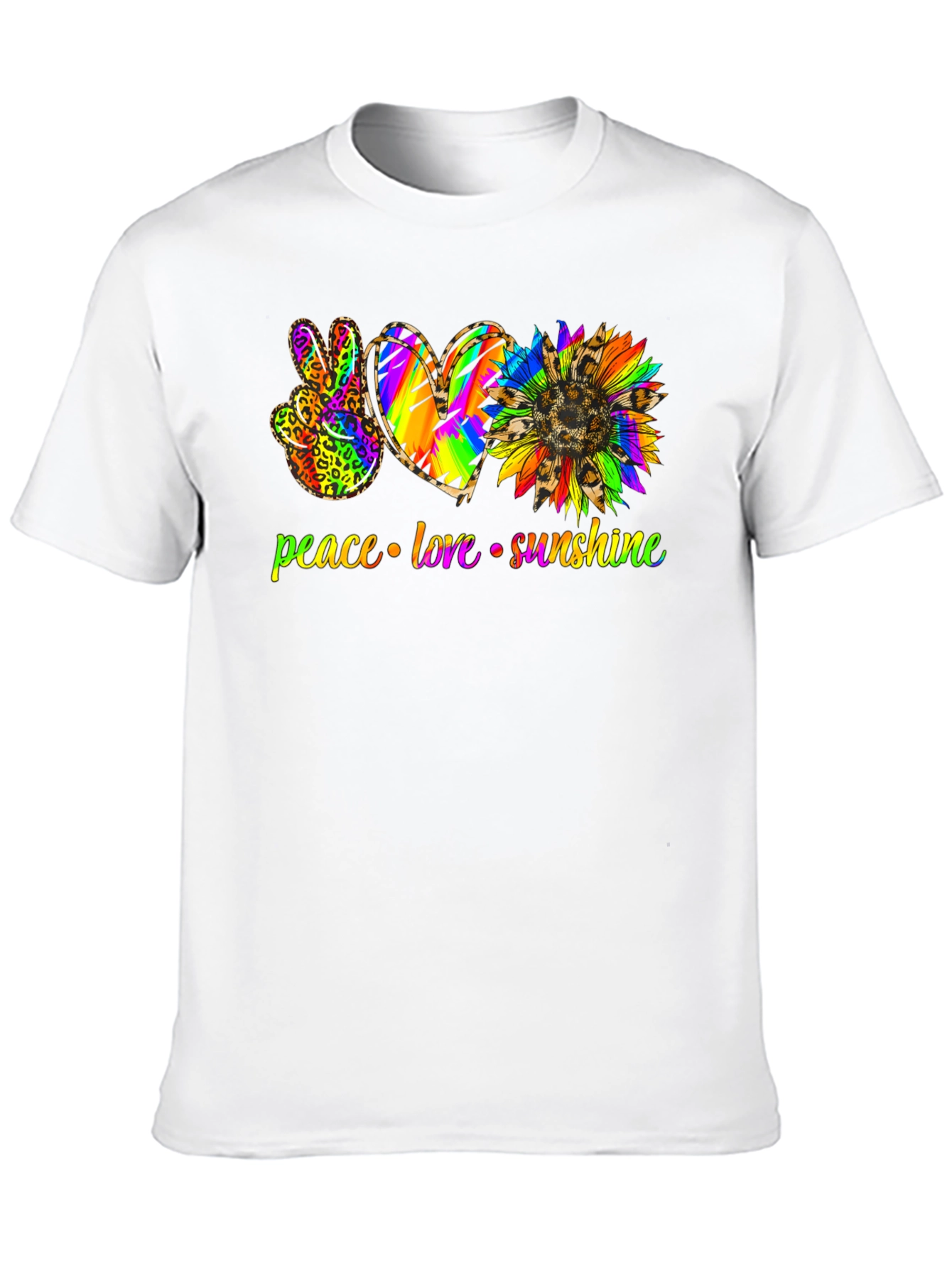 Peace Love Sunshine Graphic T-Shirt