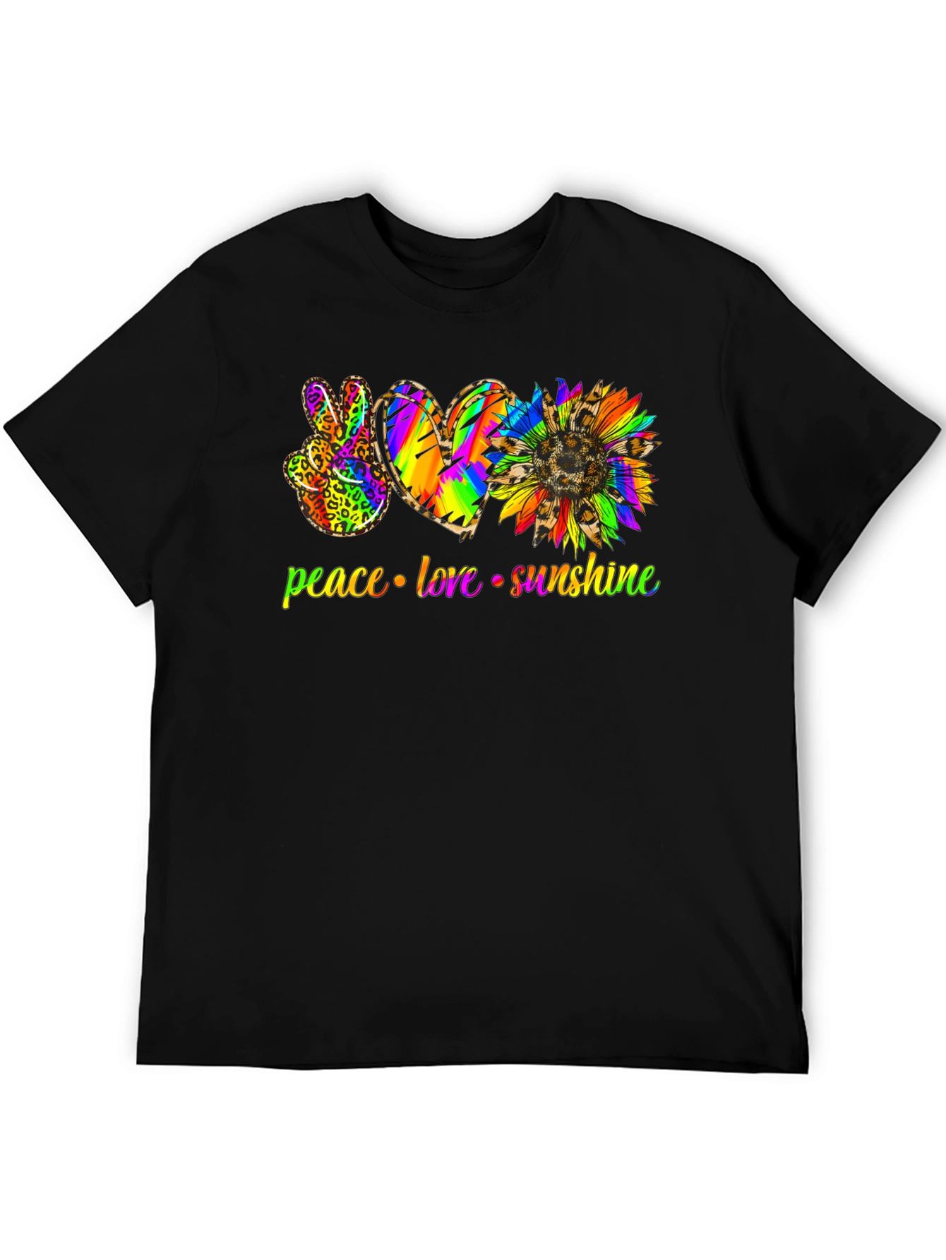 Peace Love Sunshine Graphic T-Shirt