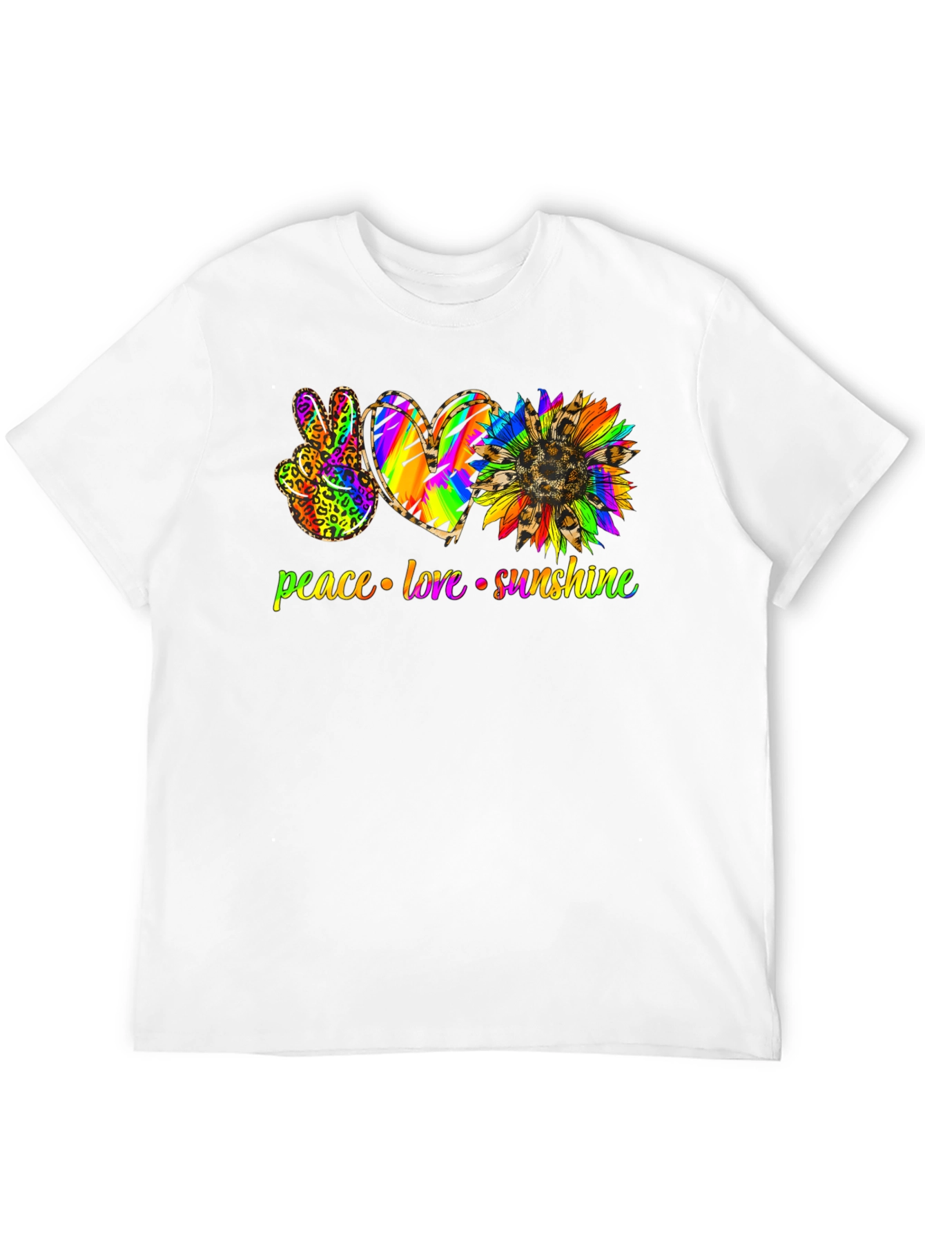 Peace Love Sunshine Graphic T-Shirt