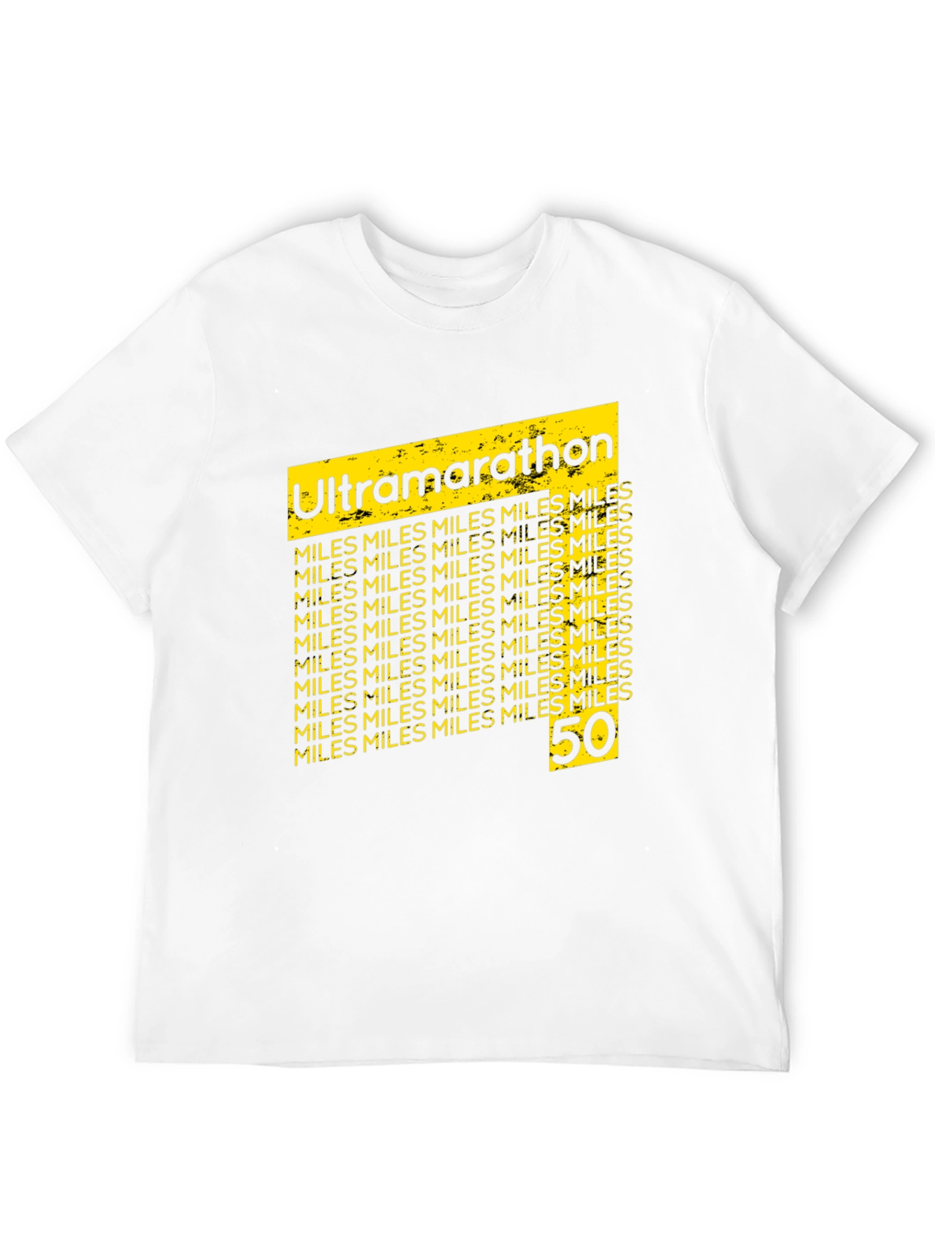 Ultramarathon 50 Miles Black T-Shirt