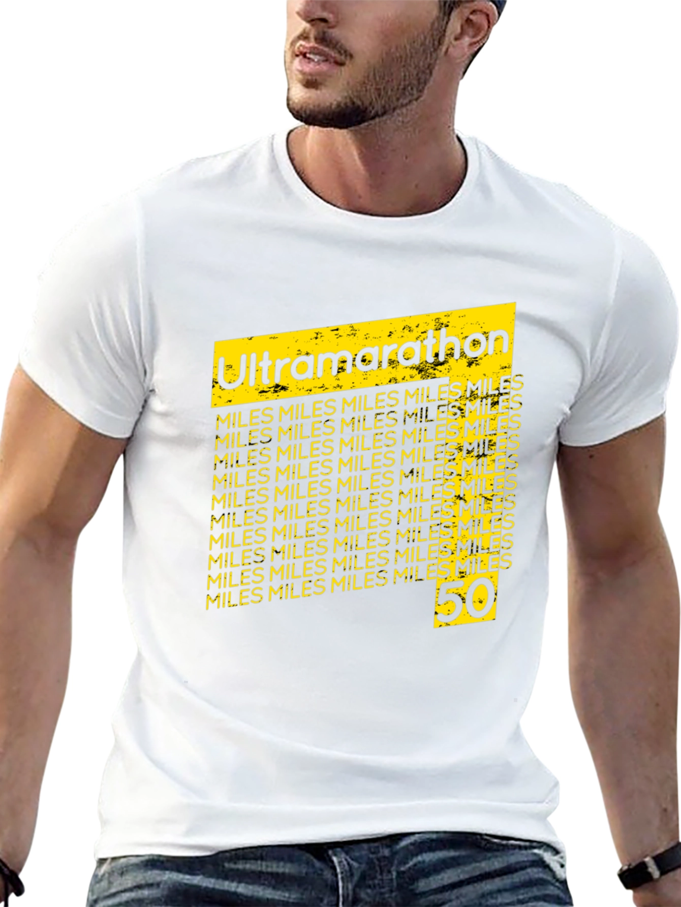 Ultramarathon 50 Miles Black T-Shirt