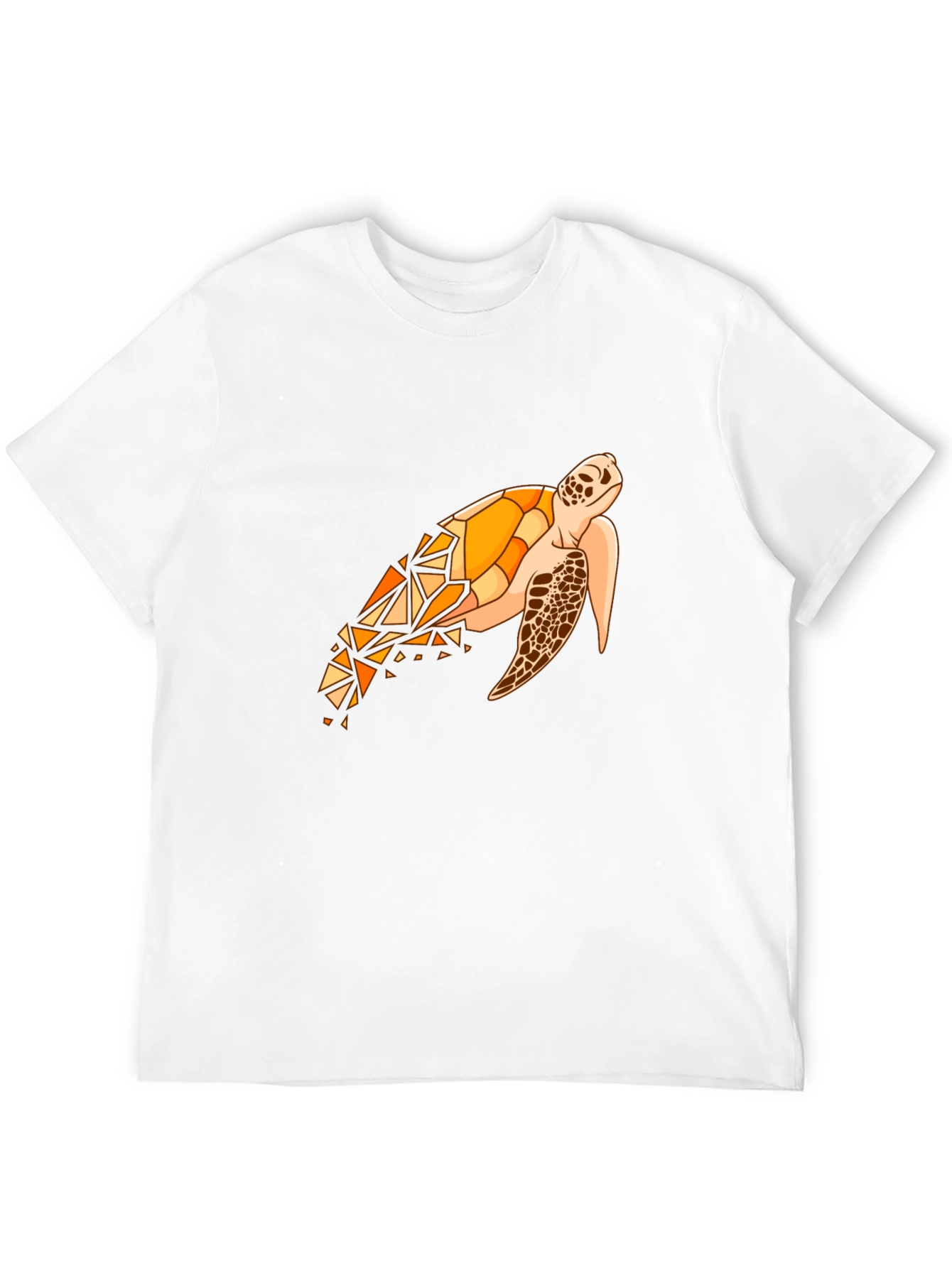 Geometric Sea Turtle Graphic Tee